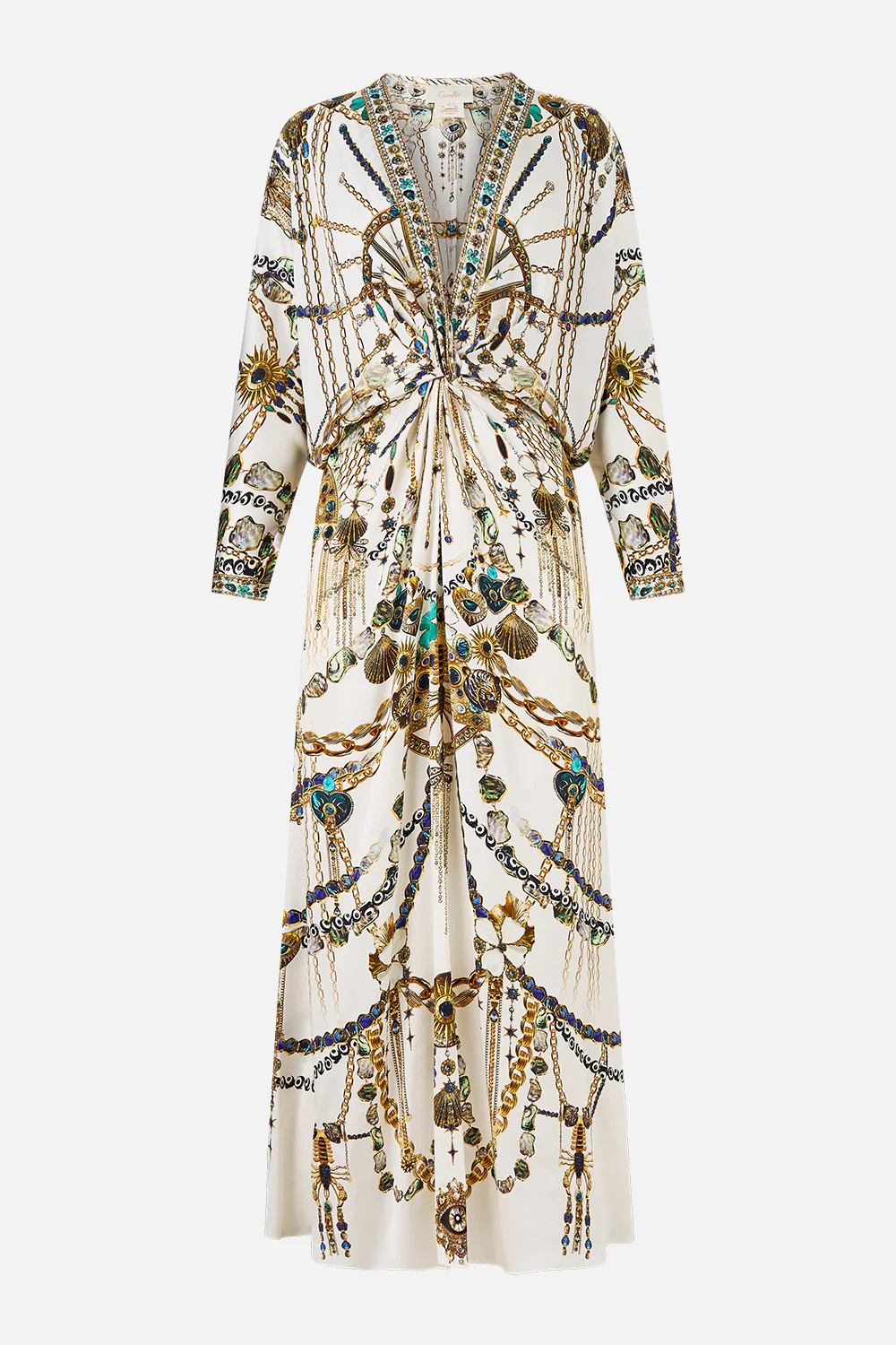 TWIST FRONT BATWING DRESS CHAIN GANG - Image 3