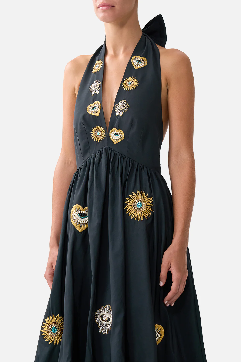 RUFFLE HEM HALTER DRESS AMULETS AND ALCHEMY - Image 5