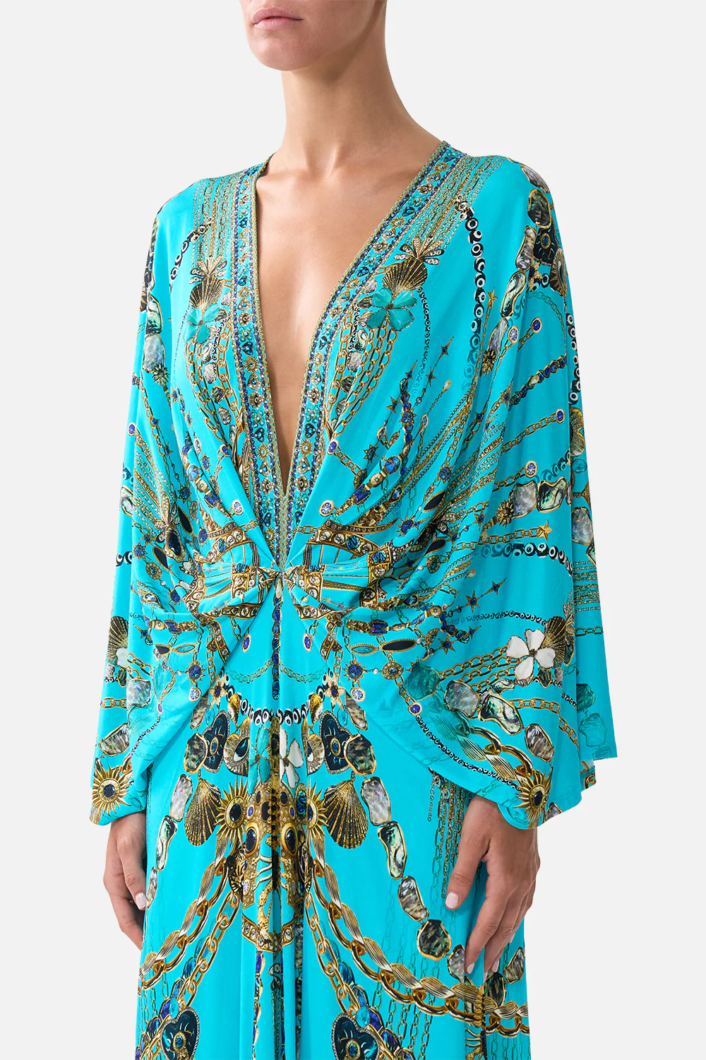 TUCK FRONT JERSEY DRESS TOTEMS AND TREASURES - Image 5