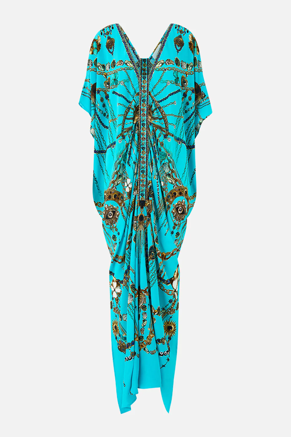 KAFTAN WITH FRONT TAB DETAIL TOTEMS AND TREASURES - Image 3