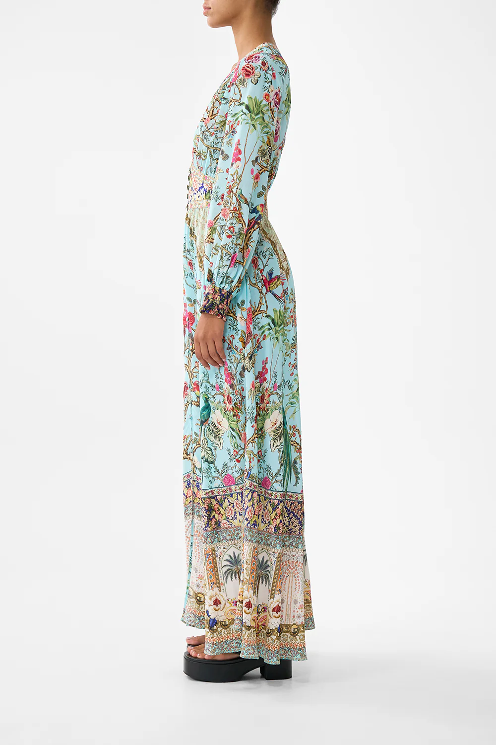 BUTTON DRESS WITH SHAPED WAISTBAND SULTANS AND QUEENS - Image 4