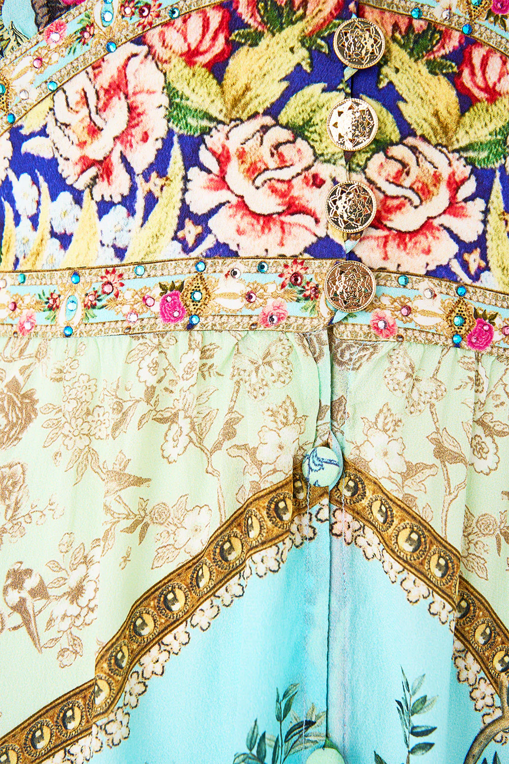 BUTTON DRESS WITH SHAPED WAISTBAND SULTANS AND QUEENS - Image 8