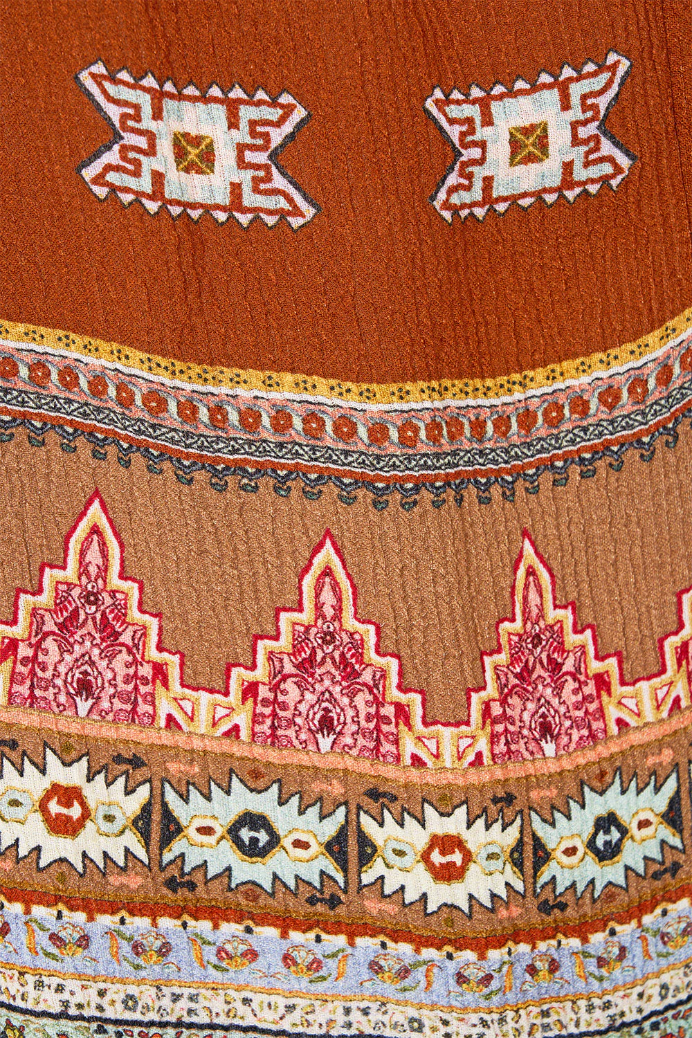 SHORT FLARED DRESS WITH MACRAME DETAIL FABRIC OF TIME - Image 8