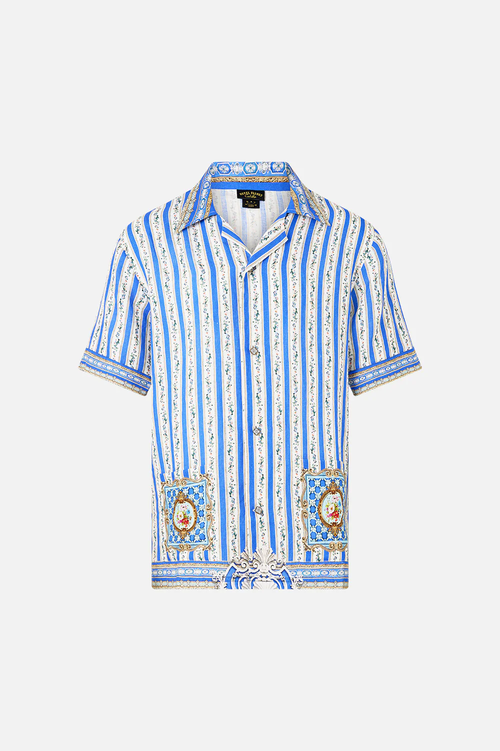 SHORT SLEEVE CABANA SHIRT OTTOMAN OPULENCE - Image 3