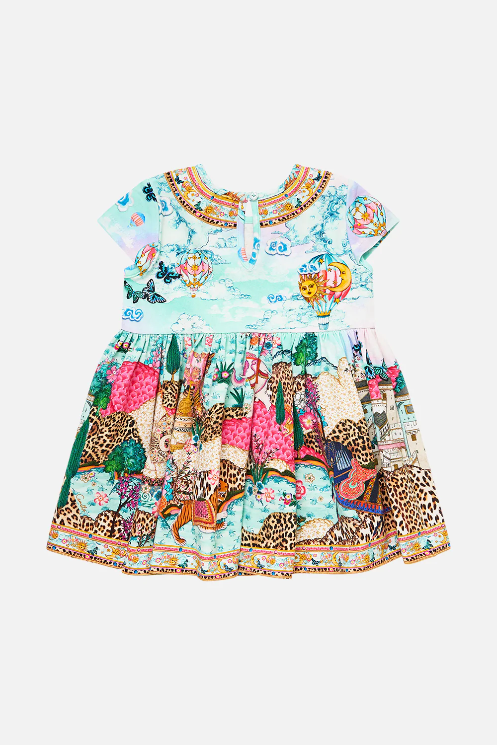 BABIES TEE DRESS WITH GATHERED SKIRT MINIATURE MOMENTS - Image 2