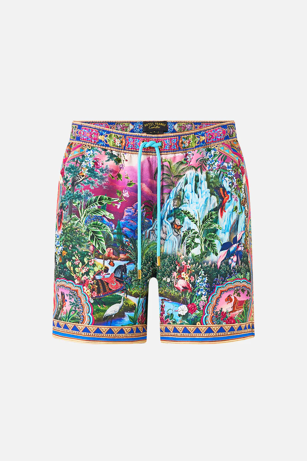 MID LENGTH BOARDSHORT WITH ELASTIC WAIST TURKISH DELIGHT - Image 3