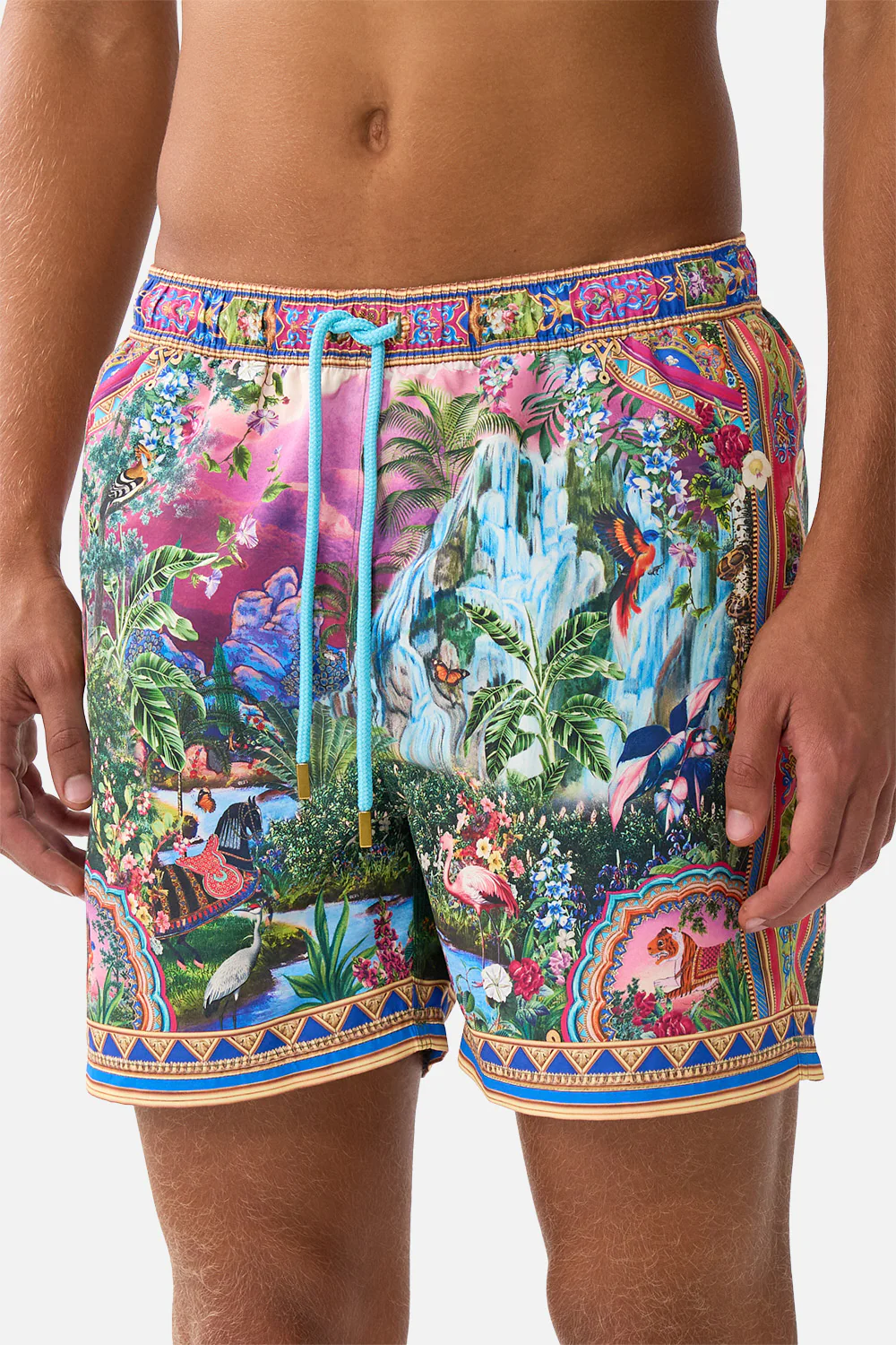MID LENGTH BOARDSHORT WITH ELASTIC WAIST TURKISH DELIGHT - Image 5