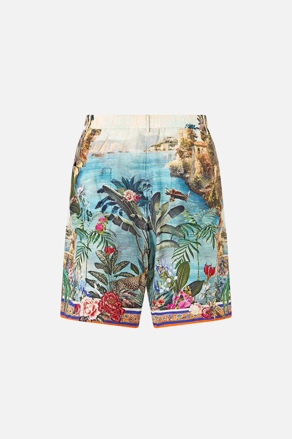 LONG WALK SHORT WITH ELASTIC BACK BODRUM BOTANICALS - Image 2