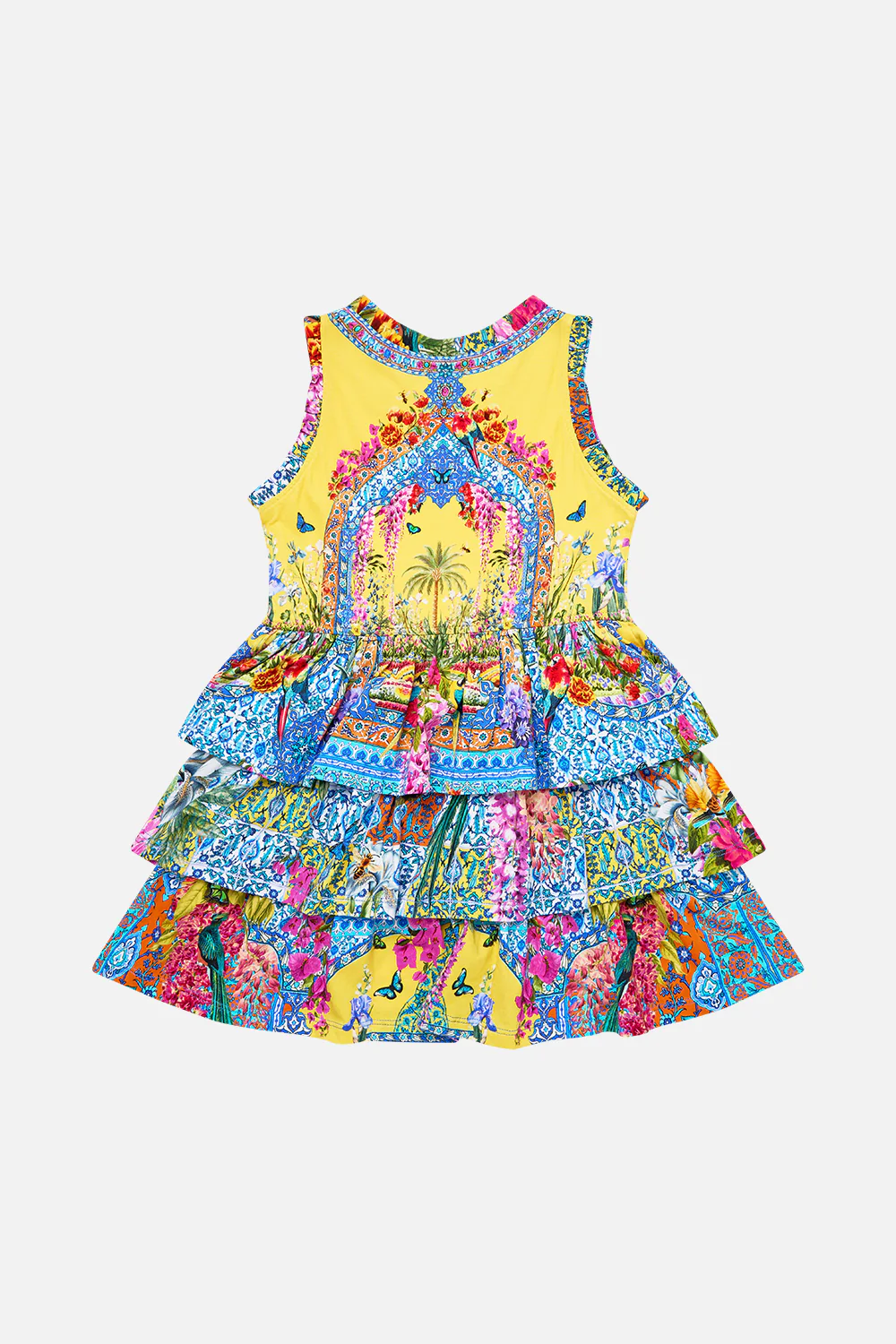 KIDS JERSEY TANK MINI DRESS W LAYERED SKIRT SULTANAHMET SUMMER - Image 2