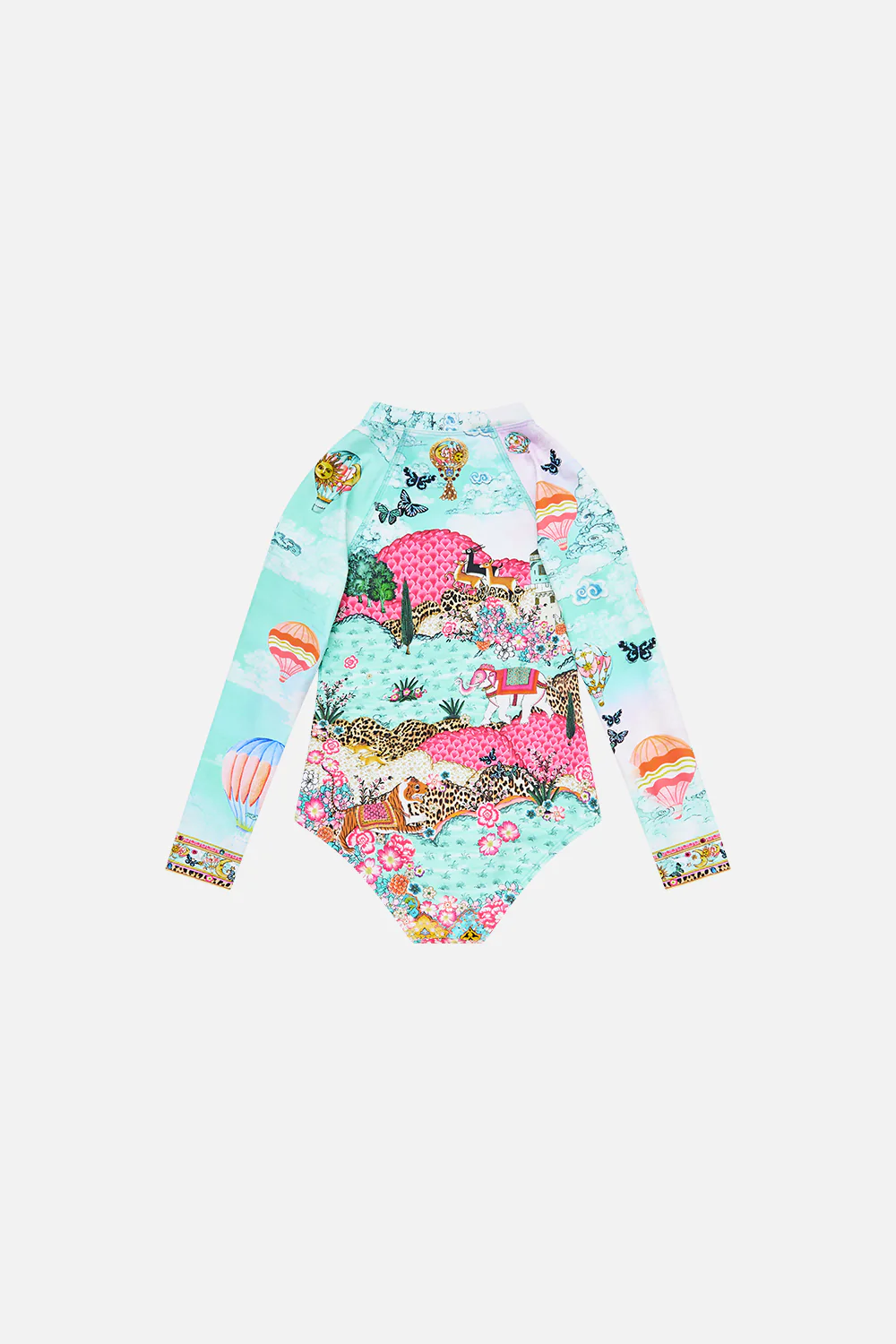 KIDS LONG SLEEVE ZIP FRONT PADDLE SUIT MINIATURE MOMENTS - Image 2