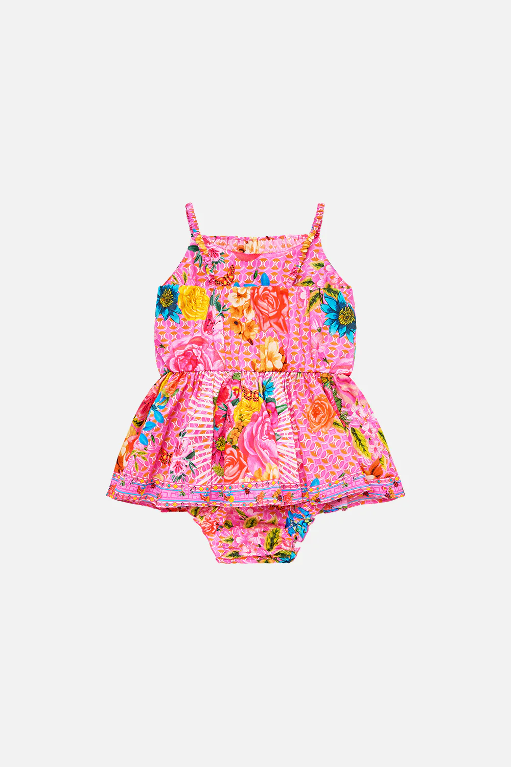 BABIES JUMP DRESS WITH FRILL NECK ILLUSTRATION NATION - Image 2