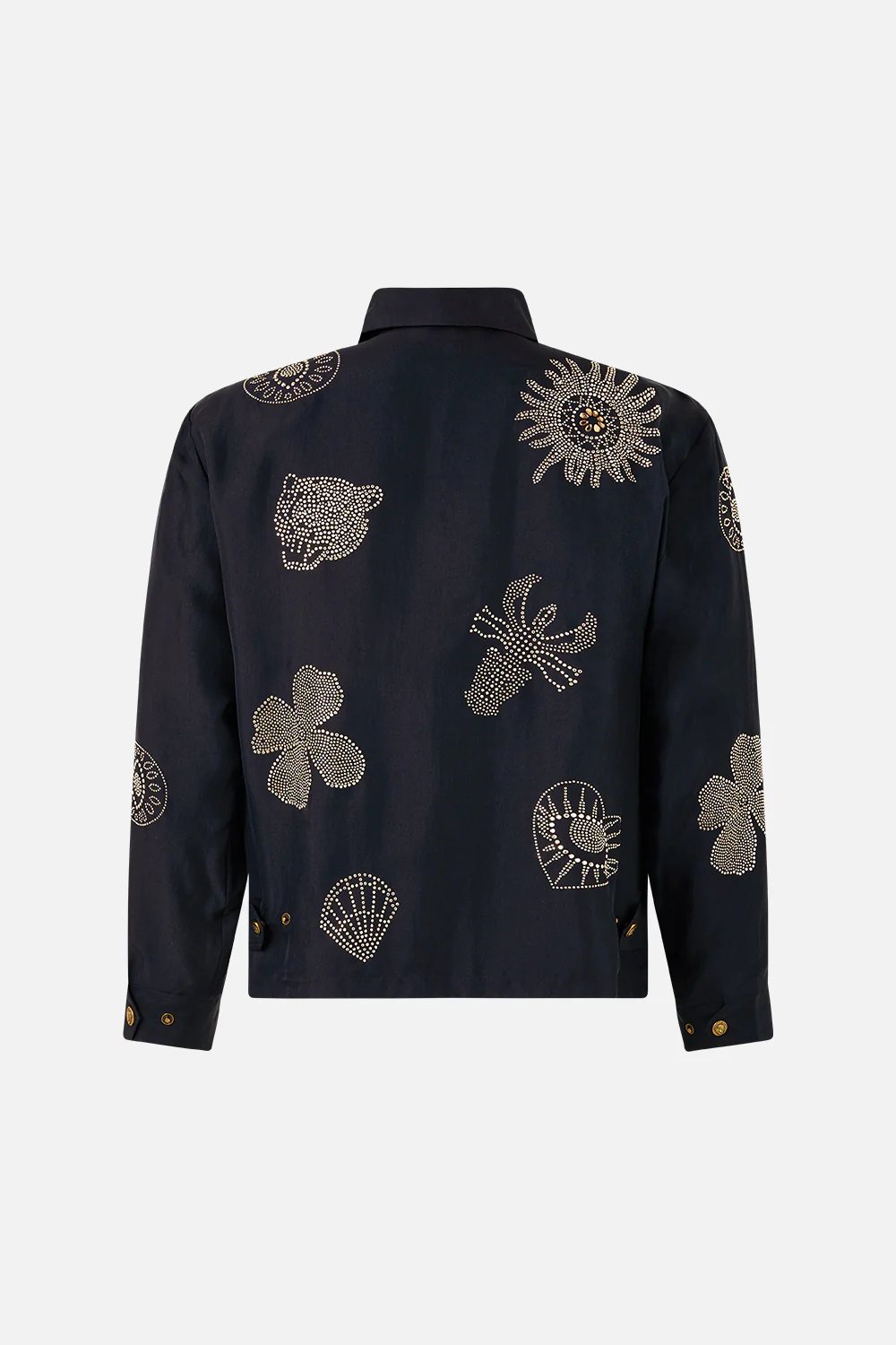 EMBELLISHED CROP ZIP THROUGH JACKET AMULETS AND ALCHEMY - Image 6