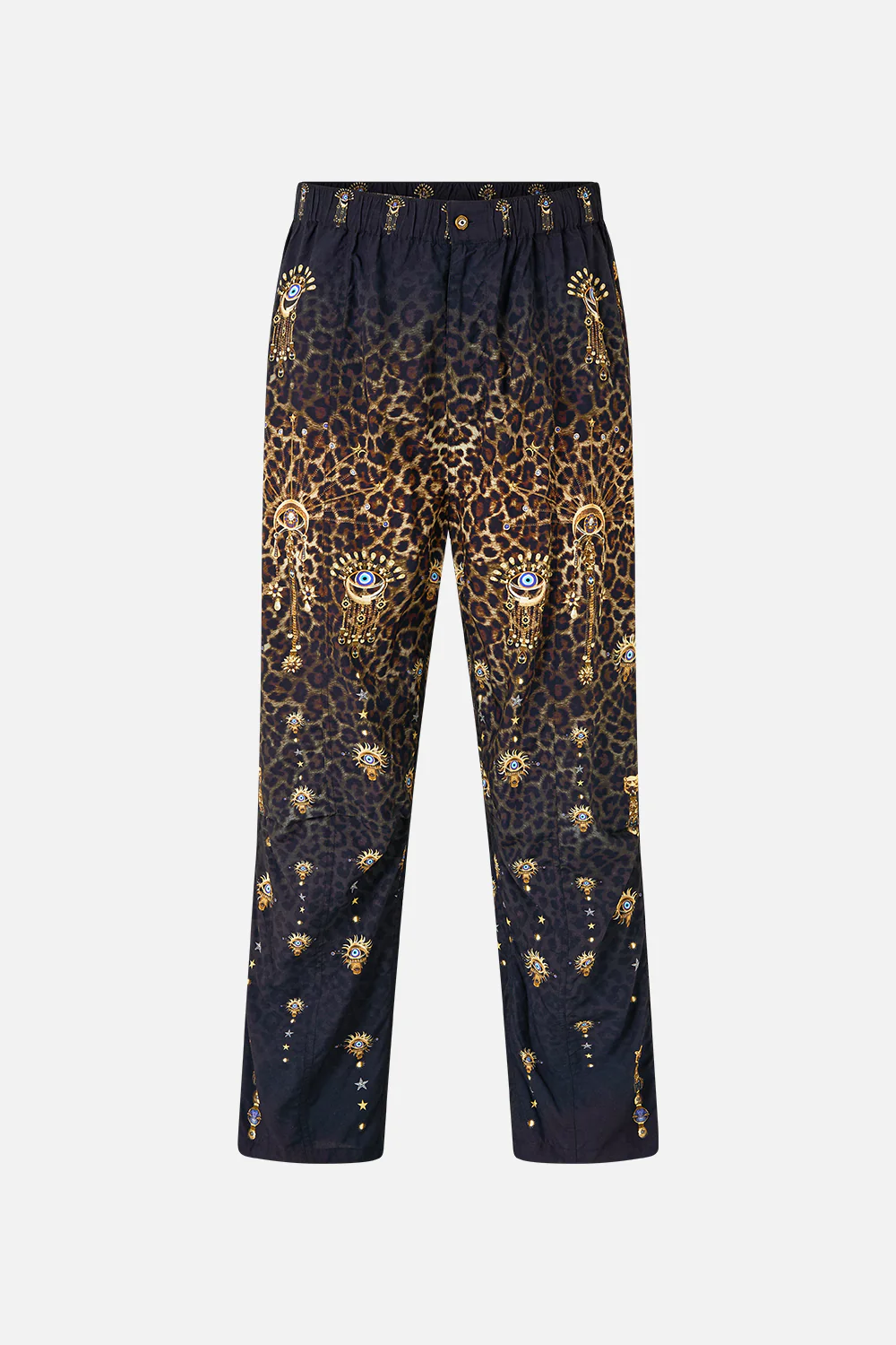 PARACHUTE PANT WITH ELASTIC WAIST FELINE FOLKLORE - Image 3