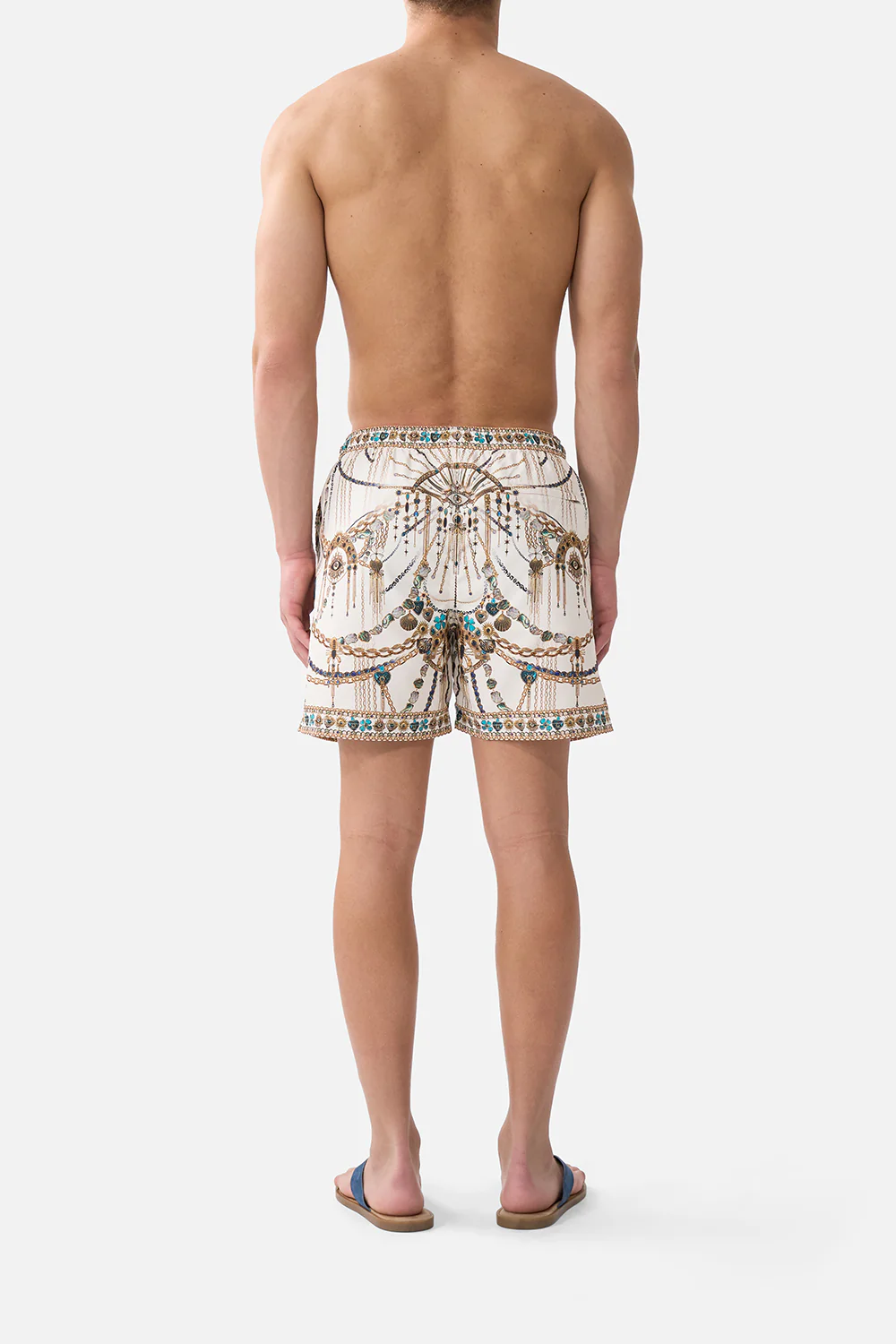 MID LENGTH BOARDSHORT WITH ELASTIC WAIST CHAIN GANG - Image 2