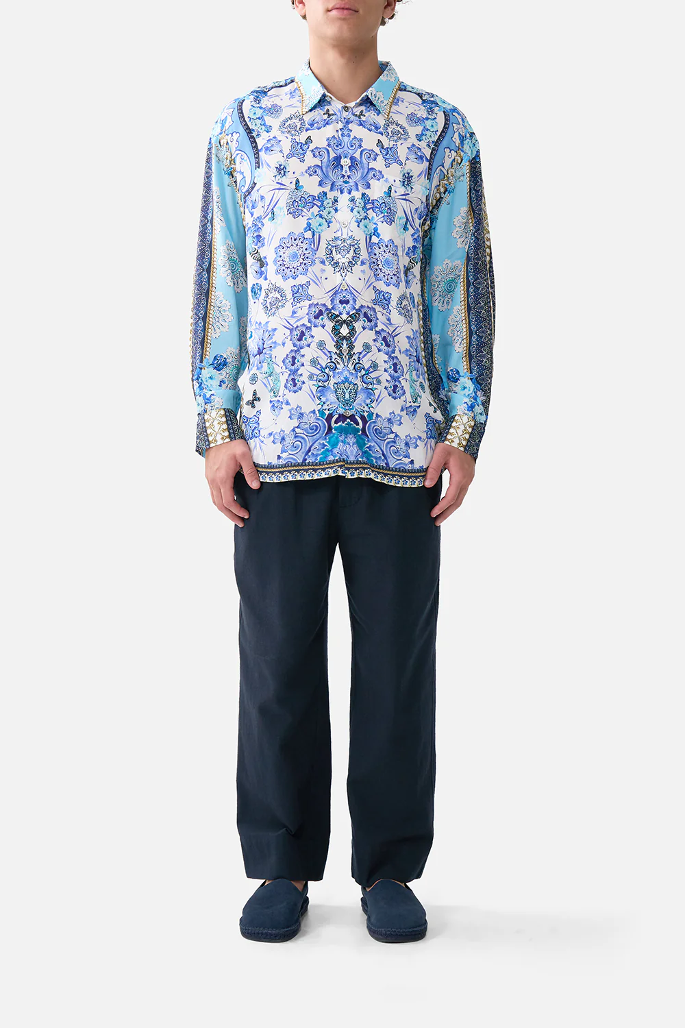 LONG SLEEVE OVERSIZED SHIRT ALL ABOUT THAT LACE