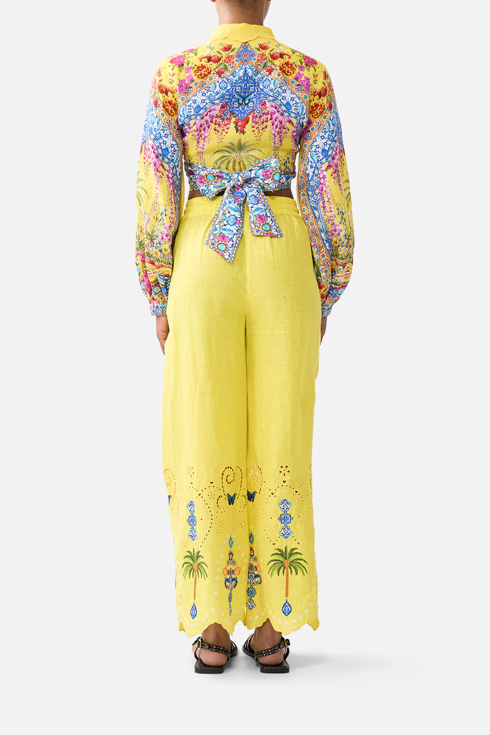 STRAIGHT LEG EMBROIDERED PANT SULTANAHMET SUMMER - Image 2