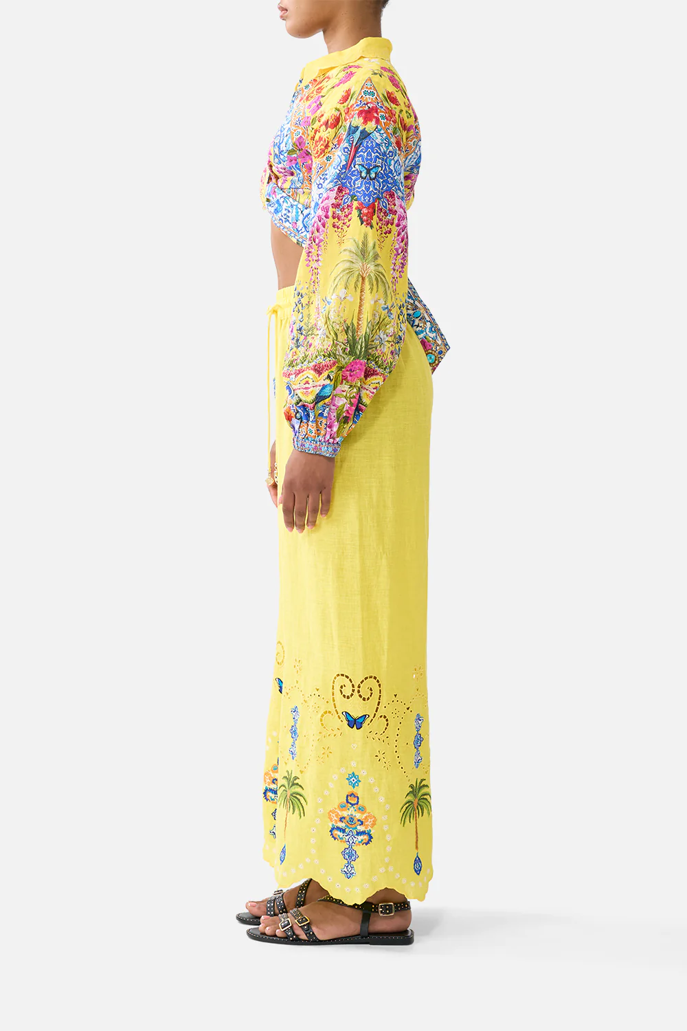 STRAIGHT LEG EMBROIDERED PANT SULTANAHMET SUMMER - Image 4