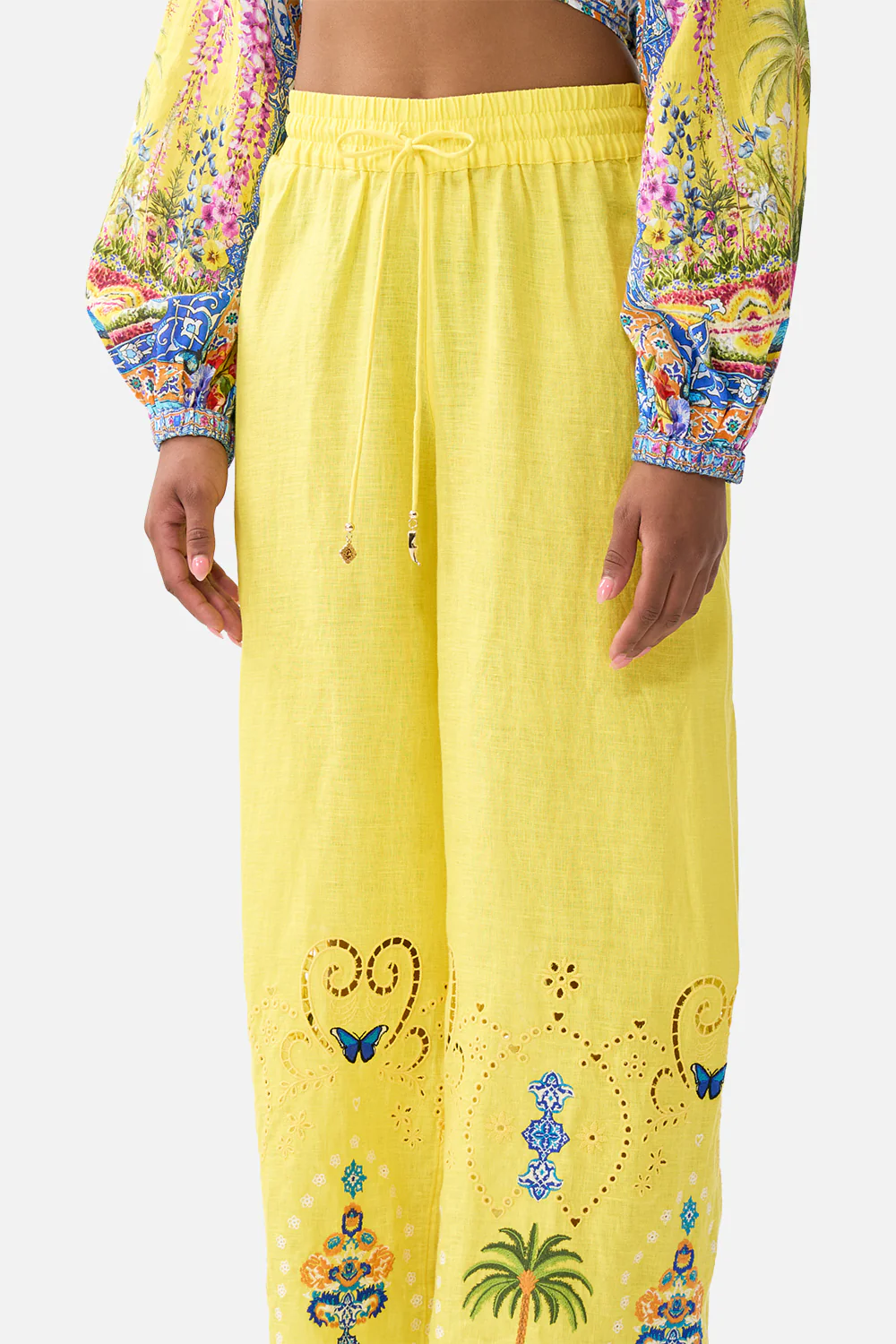 STRAIGHT LEG EMBROIDERED PANT SULTANAHMET SUMMER - Image 5