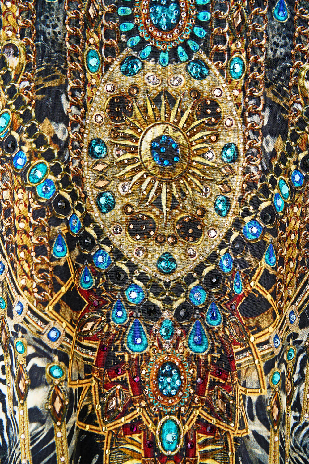 BAT SLEEVE DRESS FELINE FOLKLORE - Image 7