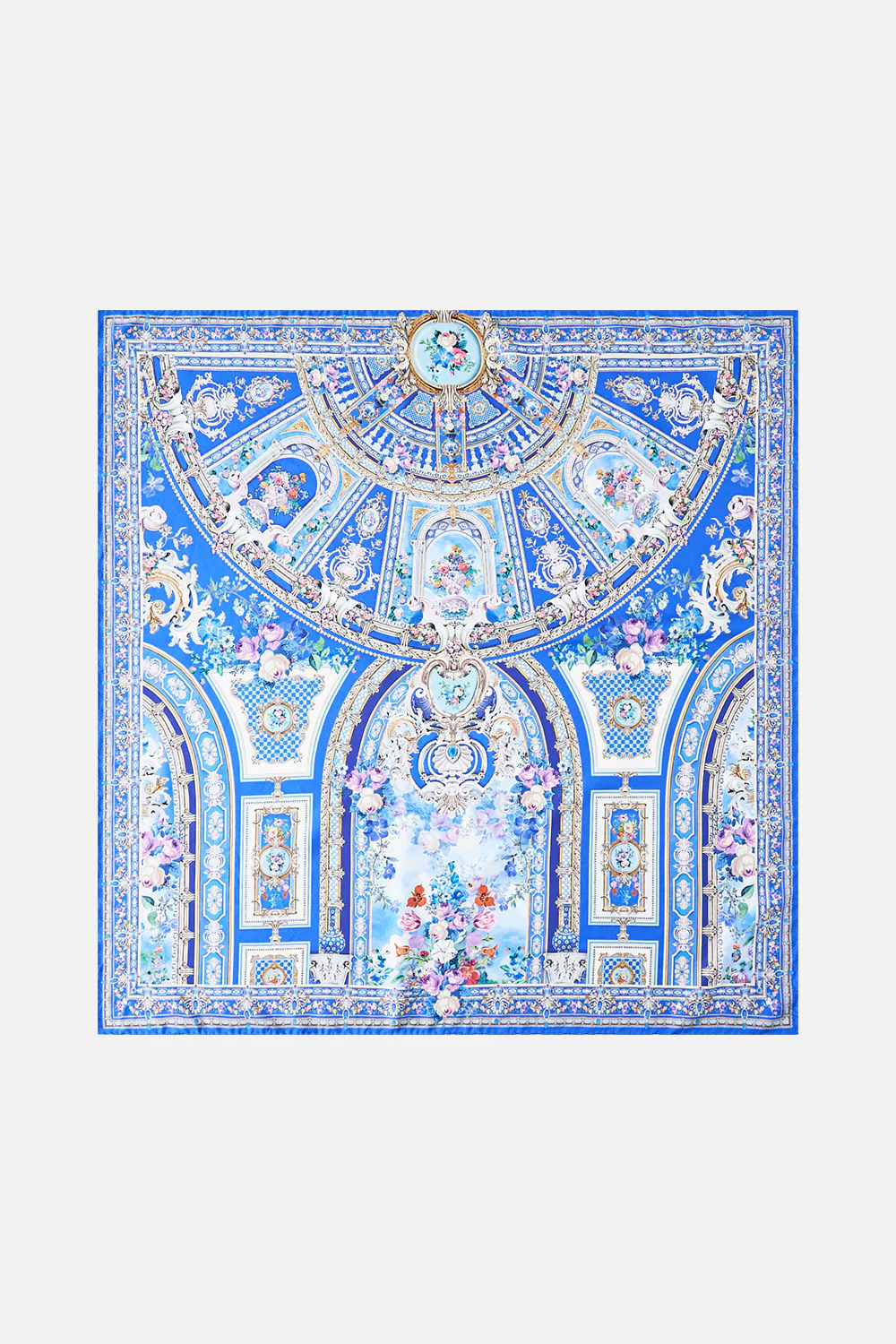 PRINTED SILK TWILL SQUARE SCARF OTTOMAN OPULENCE - Image 2