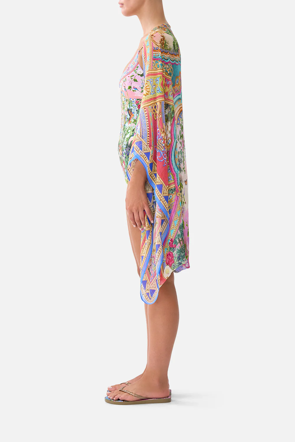 SILK CHIFFON SHRUG TURKISH DELIGHT - Image 4