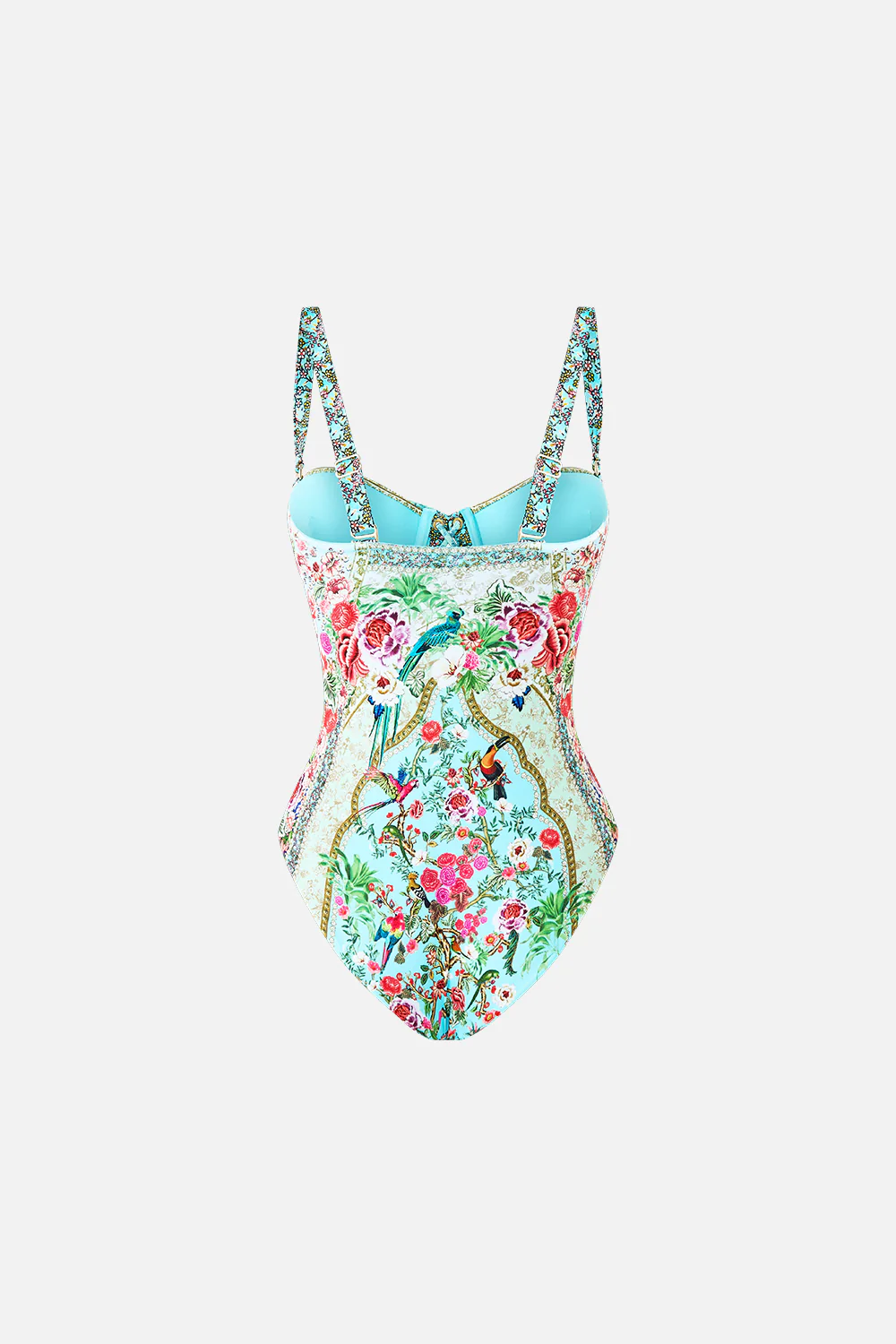 LACE UP UNDERWIRE MOULDED CUP ONE PIECE SULTANS AND QUEENS - Image 6