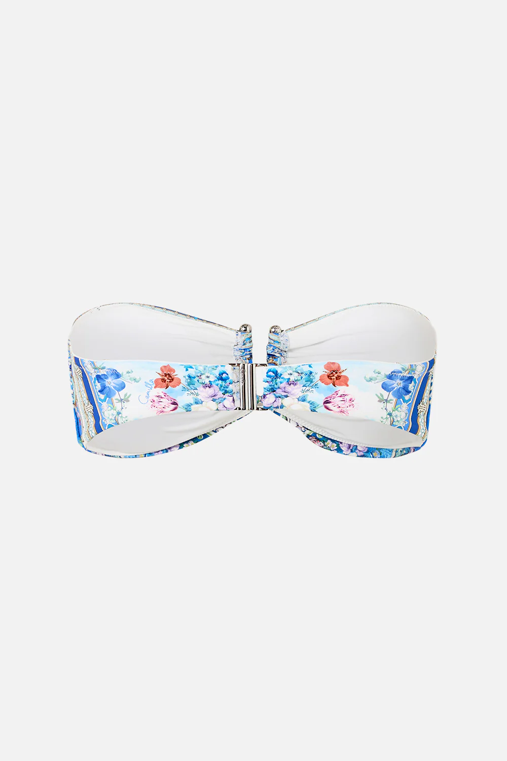 BANDEAU BIKINI TOP WITH U RING FRONT TRIM OTTOMAN OPULENCE - Image 6