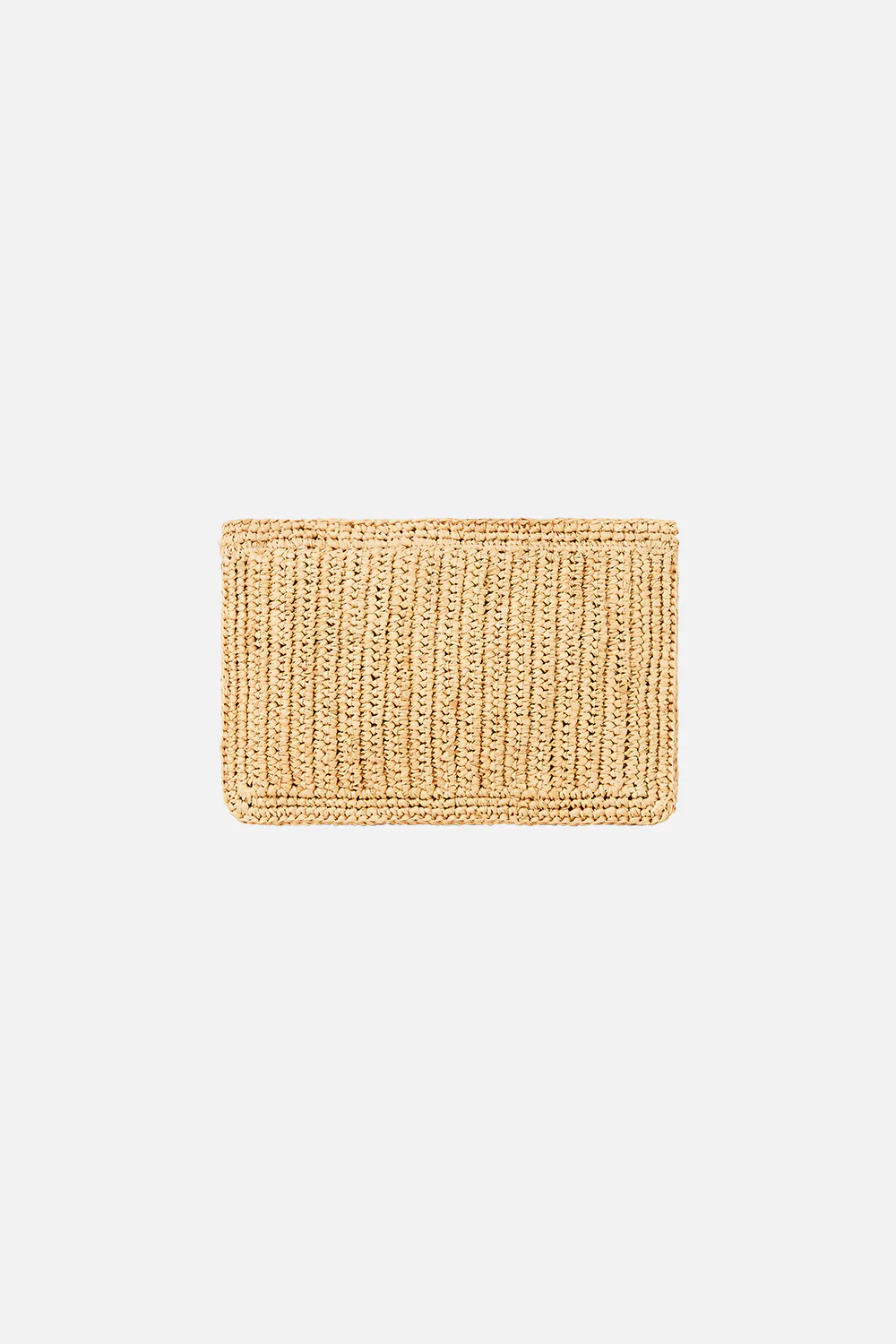 RAFFIA CLUTCH WITH CHARMS NATURAL - Image 3