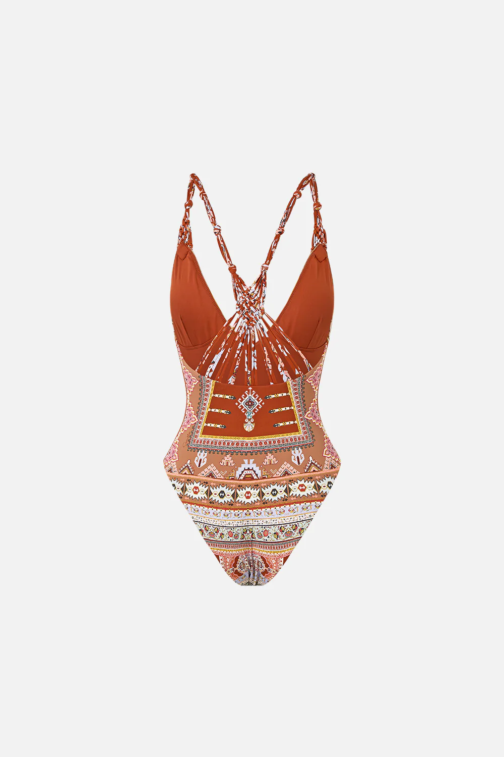 V NECK ONE PIECE WITH MACRAME STRAPS FABRIC OF TIME - Image 6