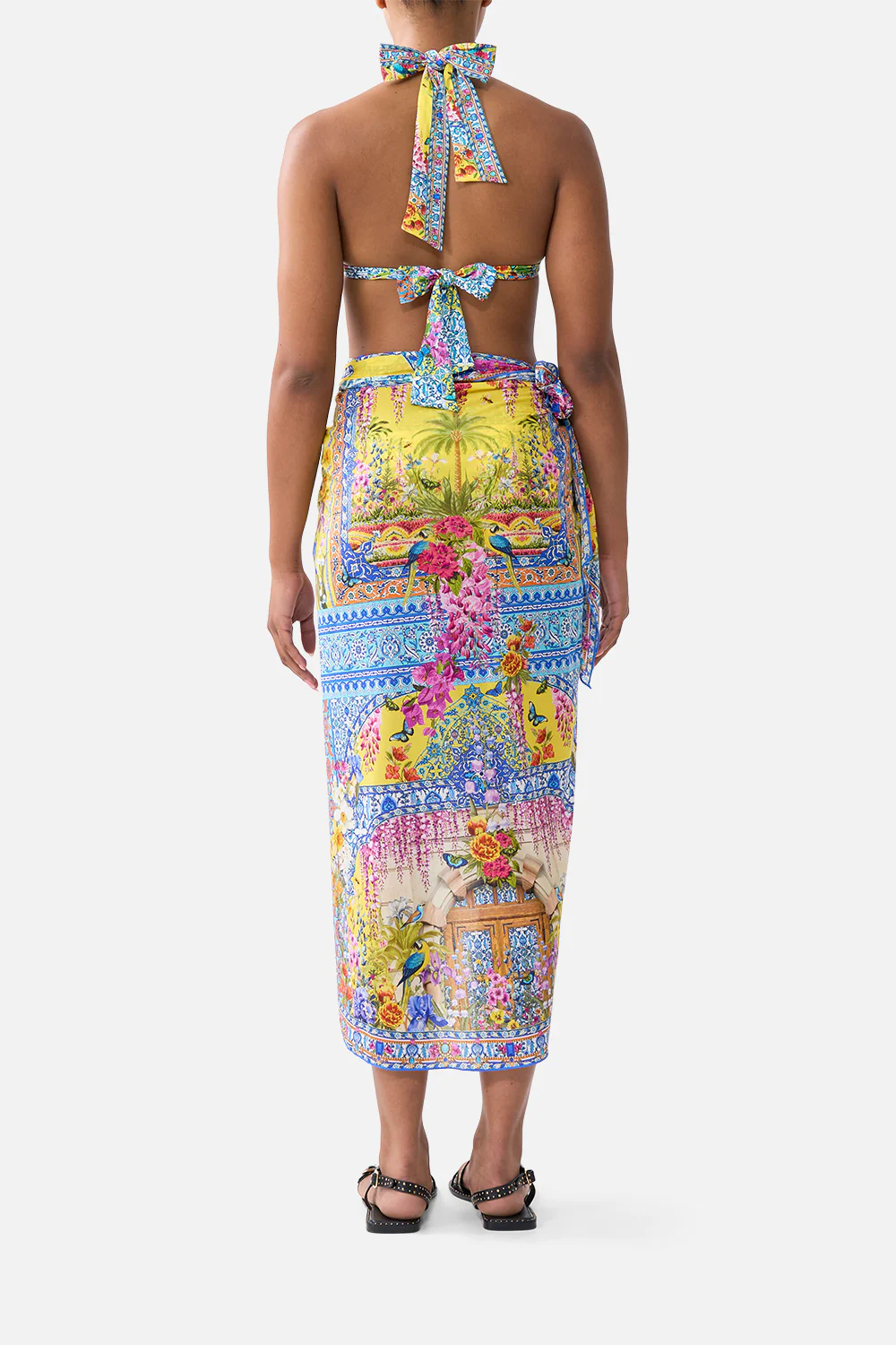 EYELET WRAP MAXI SARONG WITH TIE WAIST SULTANAHMET SUMMER - Image 2