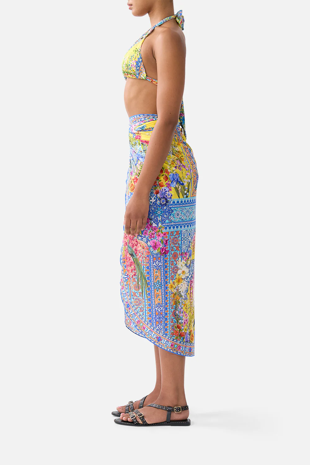 EYELET WRAP MAXI SARONG WITH TIE WAIST SULTANAHMET SUMMER - Image 4