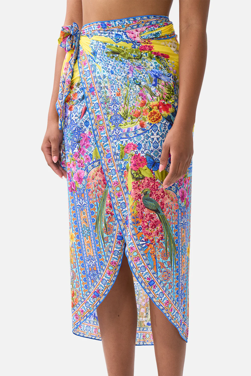 EYELET WRAP MAXI SARONG WITH TIE WAIST SULTANAHMET SUMMER - Image 5
