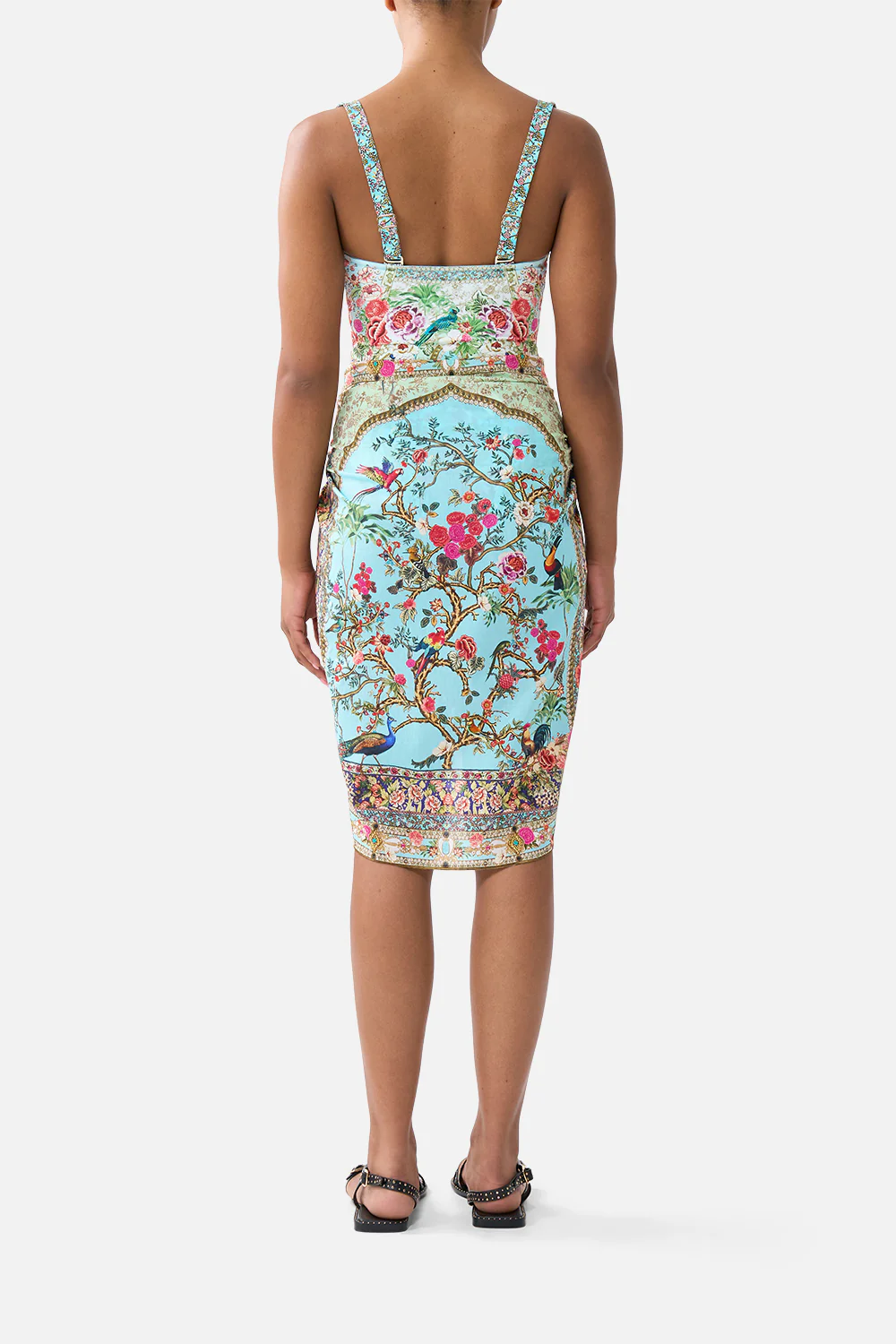WOVEN SHORT SARONG WITH TASSELS SULTANS AND QUEENS - Image 2