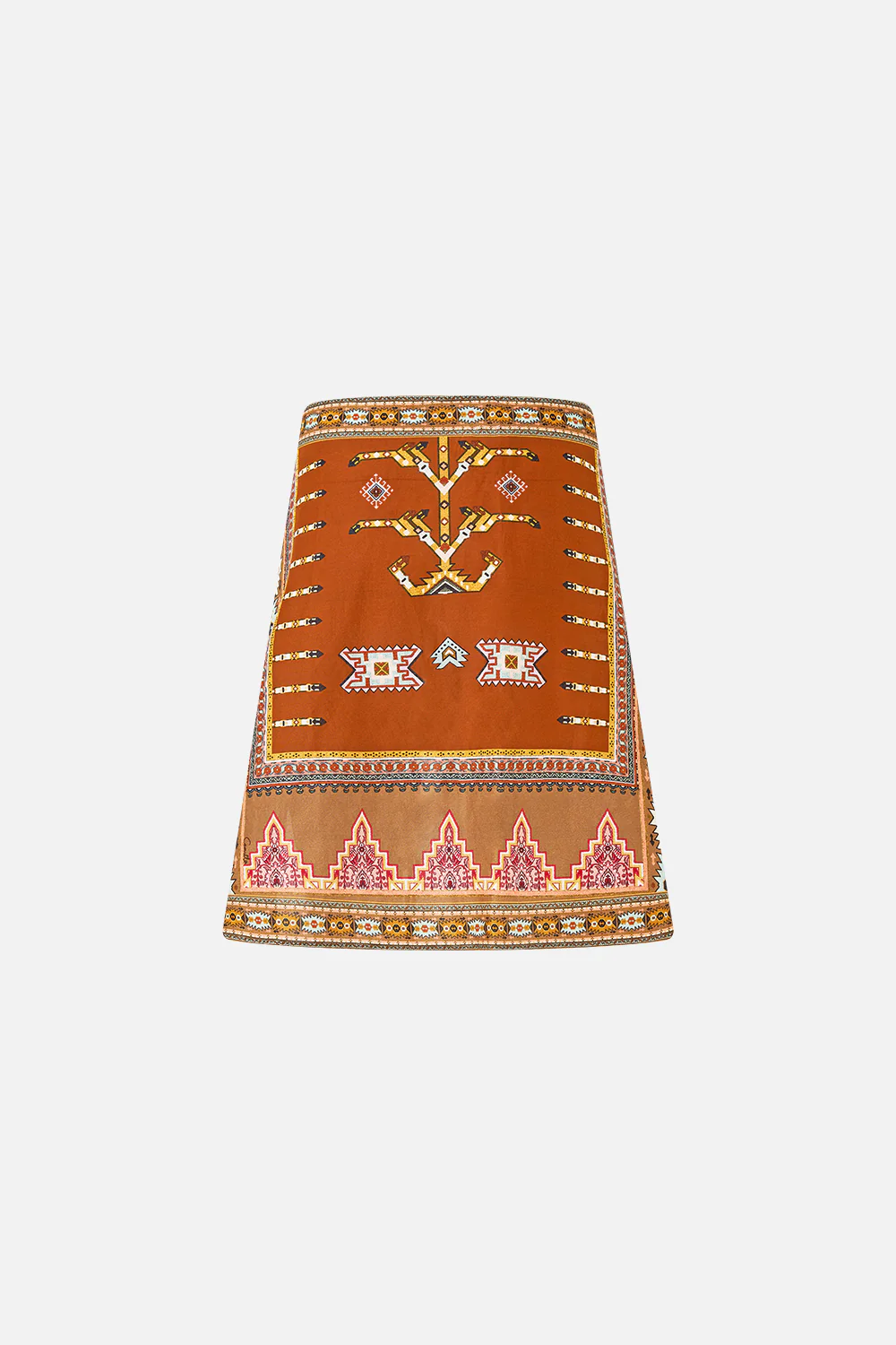 WOVEN SHORT SARONG WITH MACRAME TIE WAIST FABRIC OF TIME - Image 6