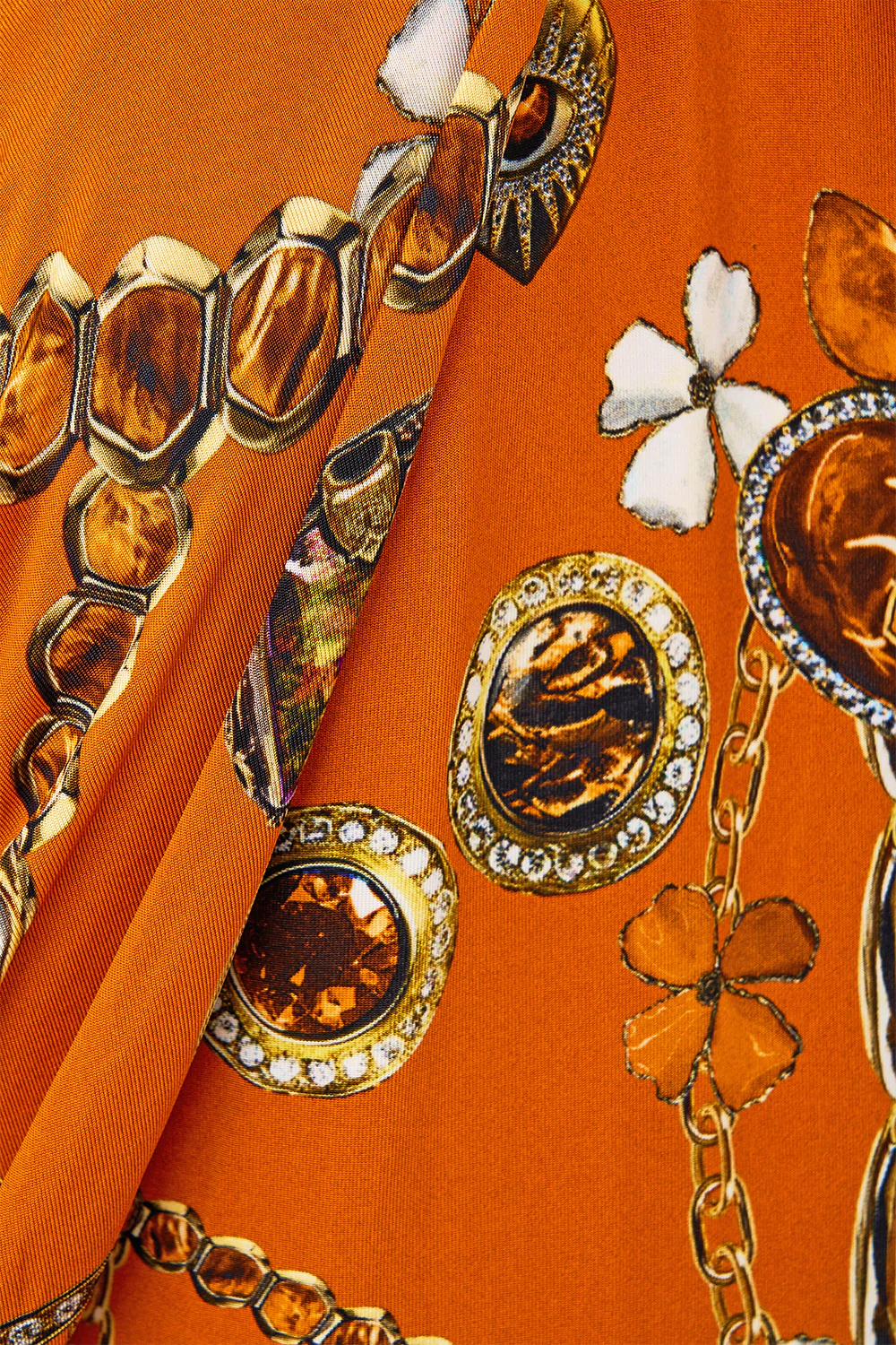 DRAPED SLEEVE DRESS WITH HARDWARE TALISMANS OF TURKIYE - Image 8