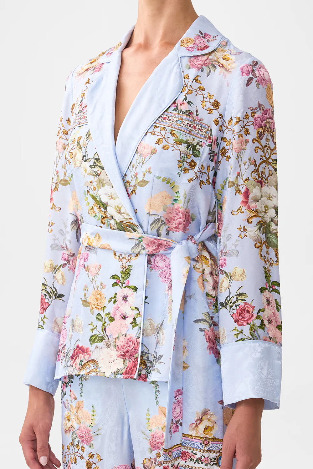 PYJAMA SUIT JACKET TILED IN TIME - Image 5