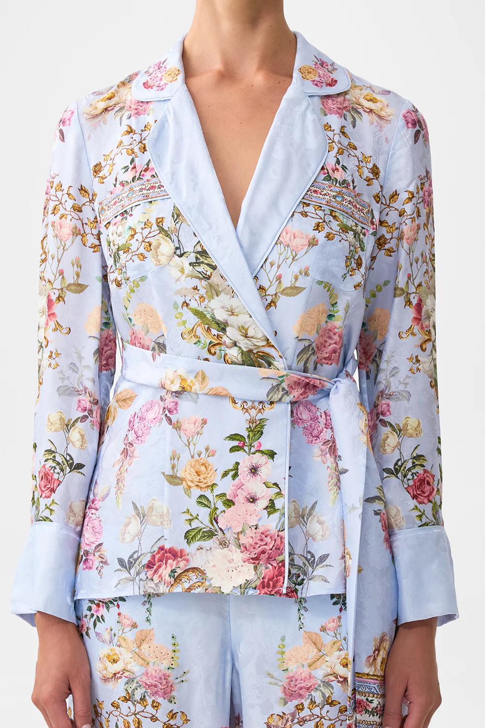PYJAMA SUIT JACKET TILED IN TIME - Image 6