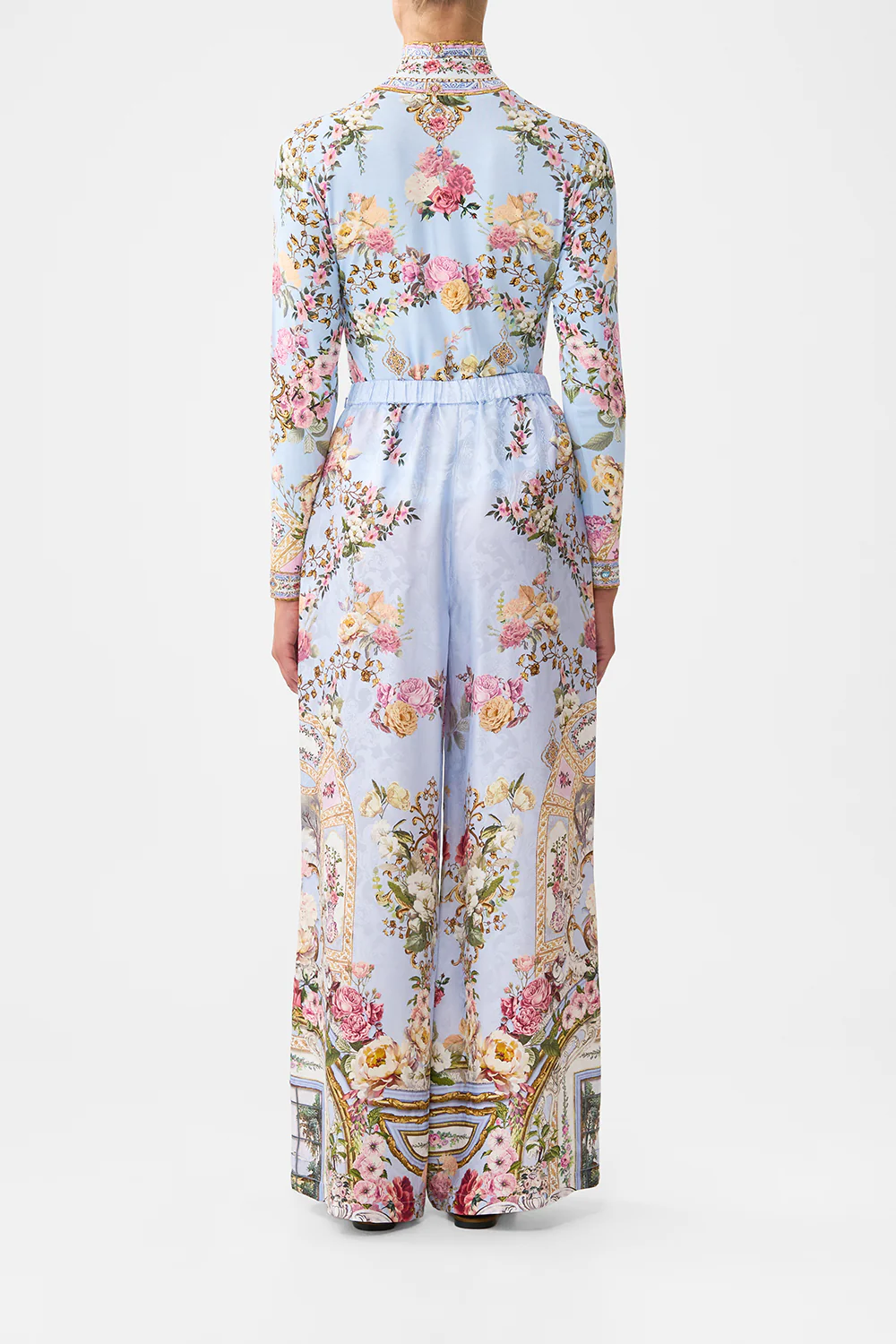 MINIMAL WIDE LEG PANT TILED IN TIME - Image 2
