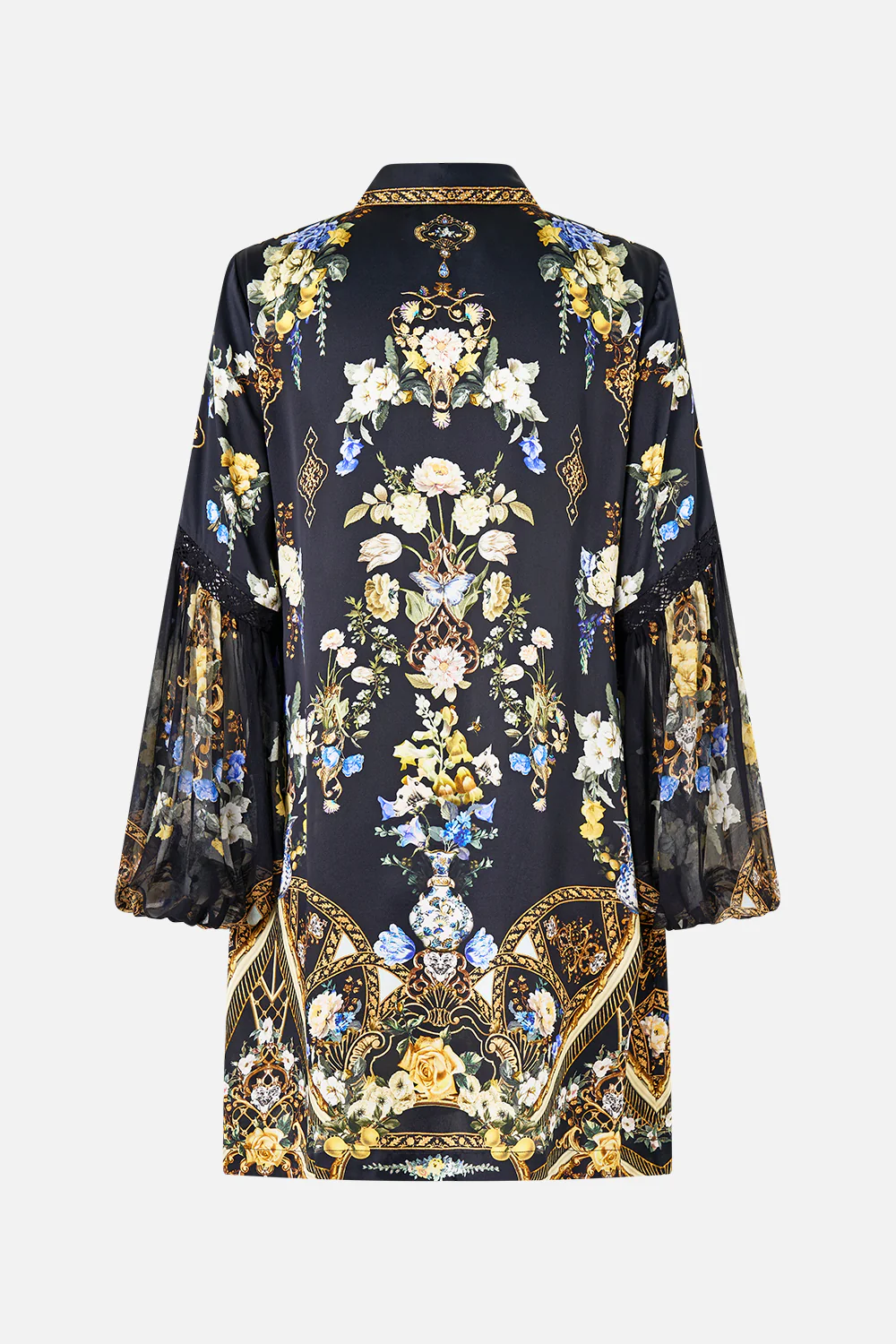 SHIRT DRESS WITH BLOUSON SLEEVE OTTOMAN ELEGANCE - Image 7