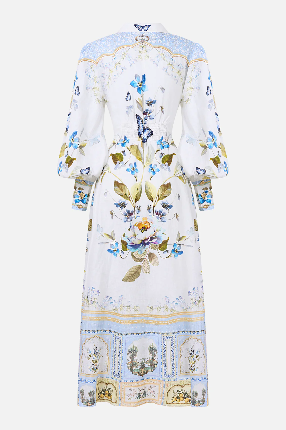 WAIST TIE SHIRT DRESS BOTANICAL BALLADS - Image 7