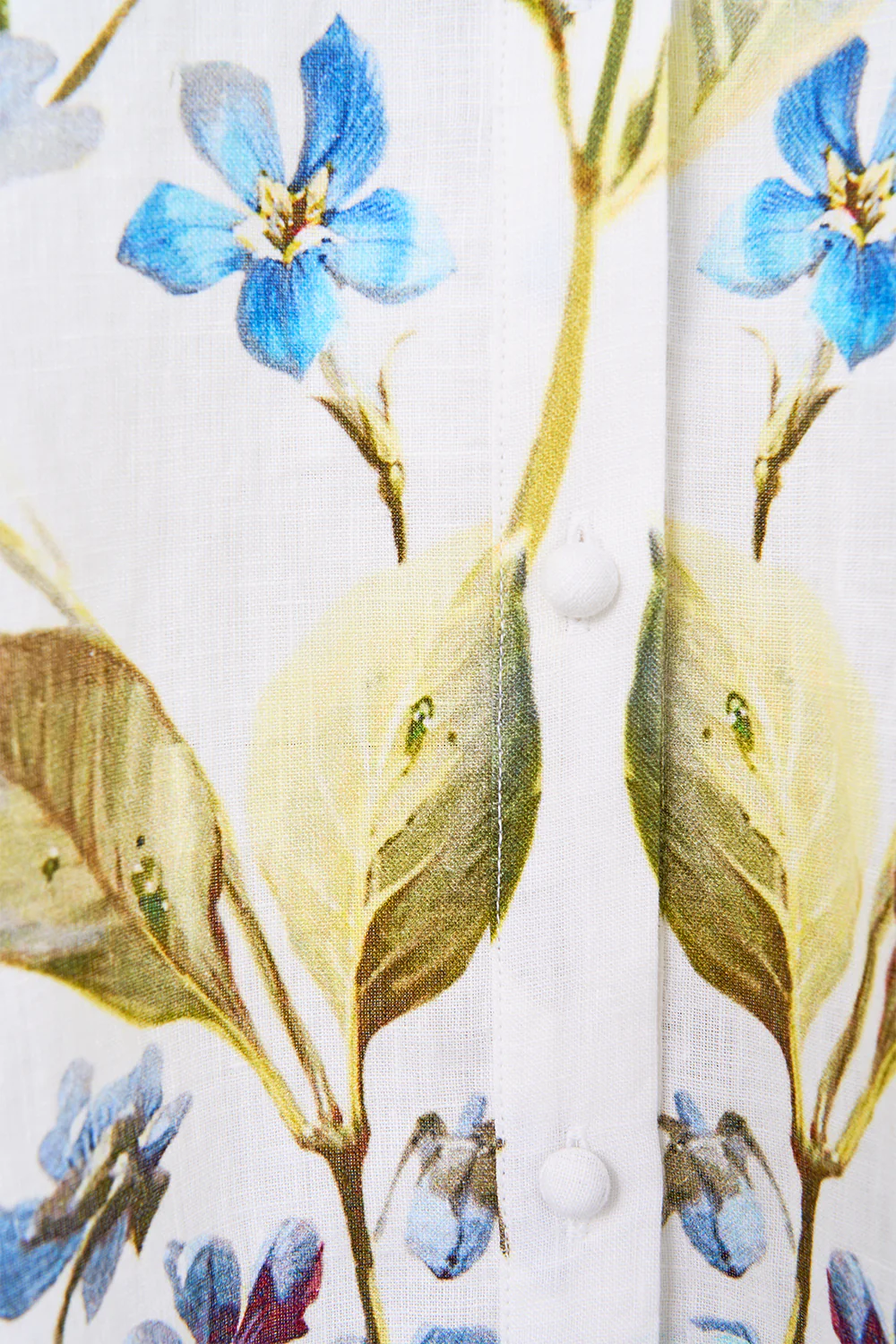 WAIST TIE SHIRT DRESS BOTANICAL BALLADS - Image 8