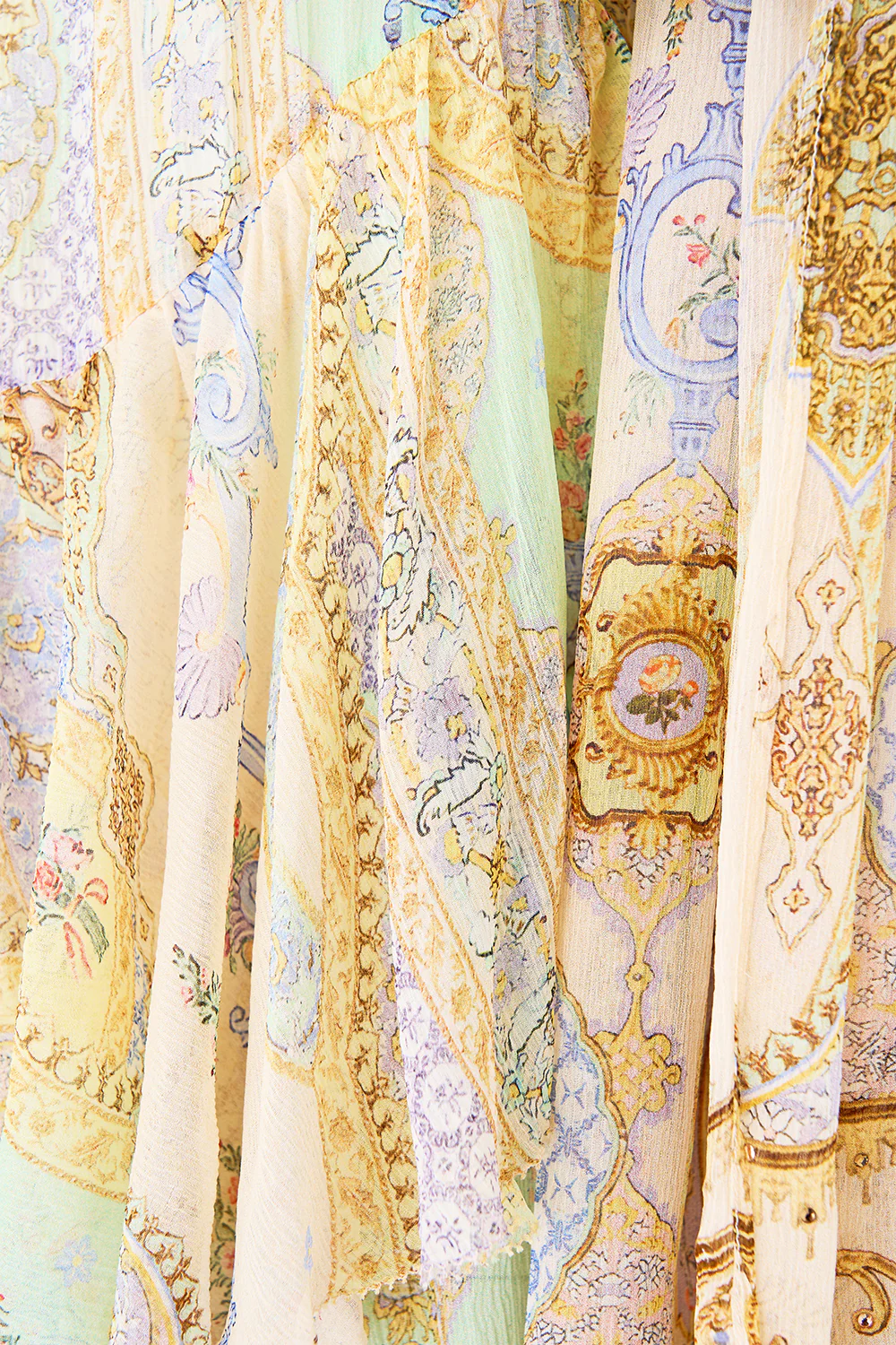RUFFLE HIGH LOW DRESS WITH LONG SLEEVE EAST OF ISTANBUL - Image 8