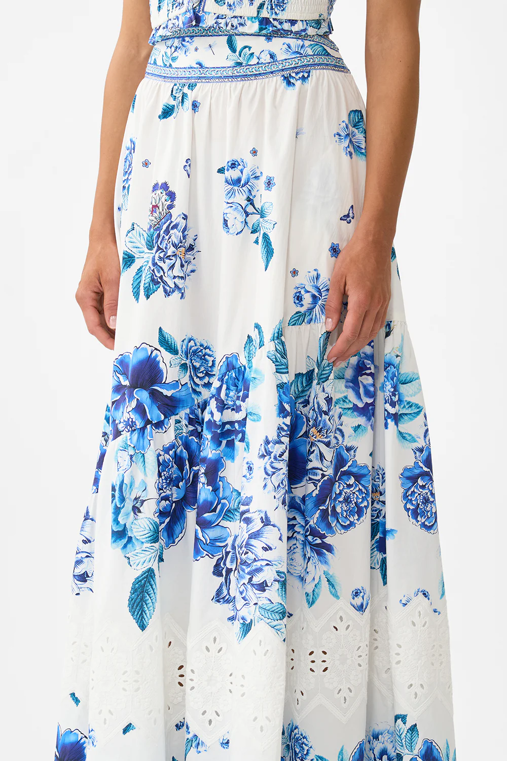 SKIRT WITH SHAPED SEAM A CERAMIC GARDEN - Image 5
