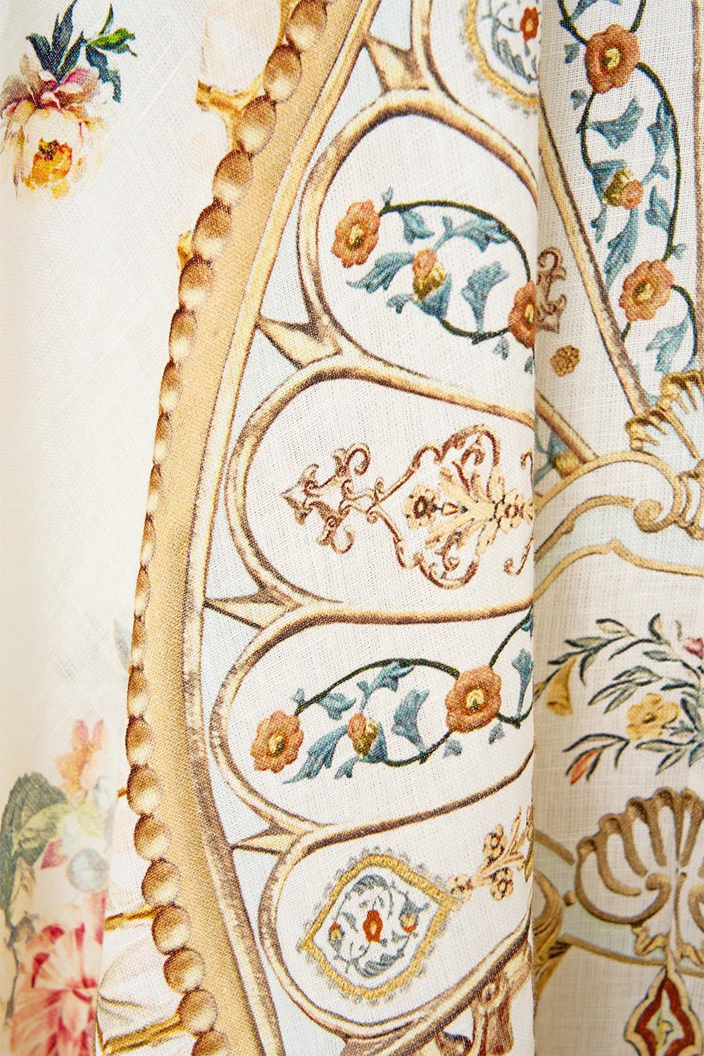 LONG DRESS WITH TIE FRONT OTTOMAN DYNASTY - Image 8