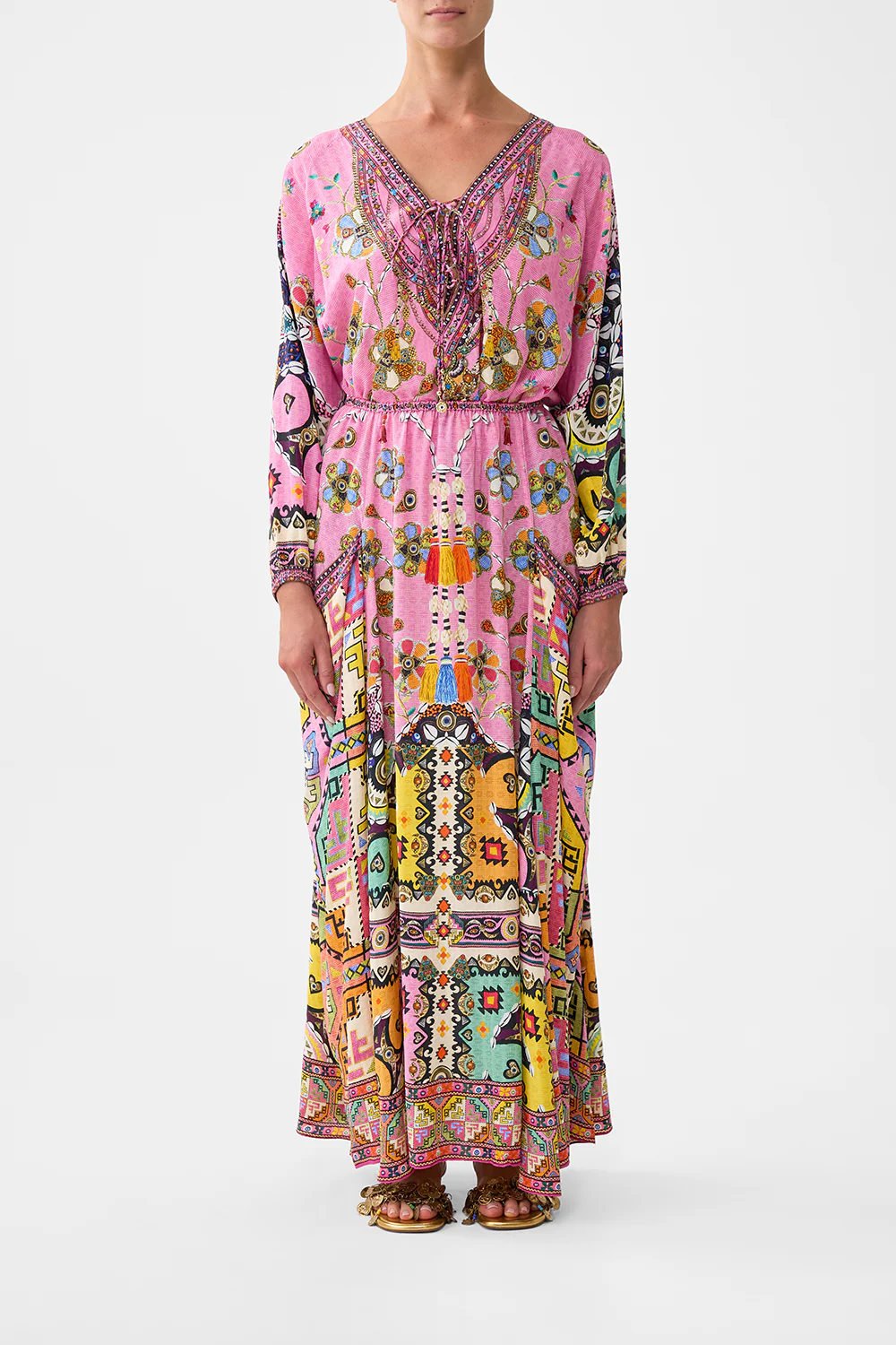 POCKET SKIRT DRESS PATCHWORK PANORAMA
