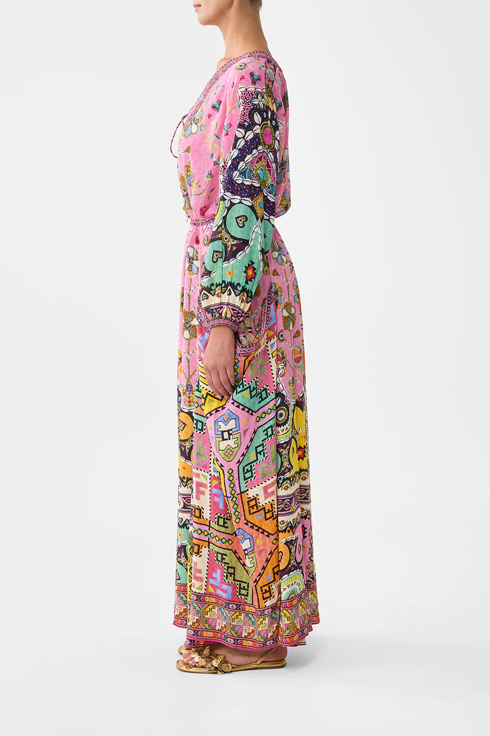 POCKET SKIRT DRESS PATCHWORK PANORAMA - Image 4