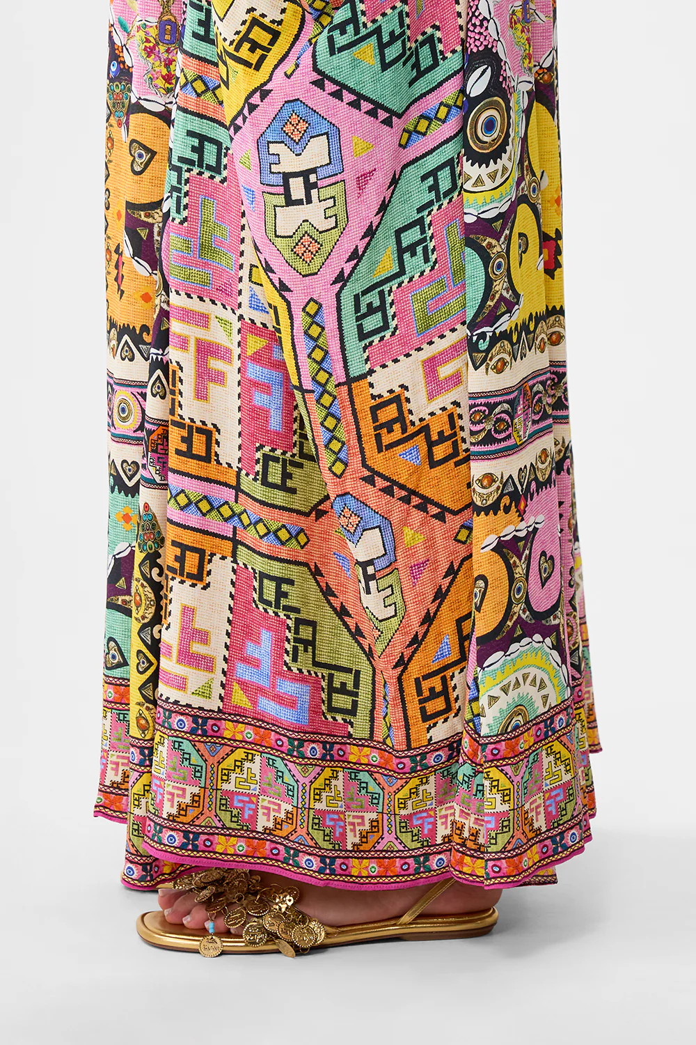 POCKET SKIRT DRESS PATCHWORK PANORAMA - Image 6