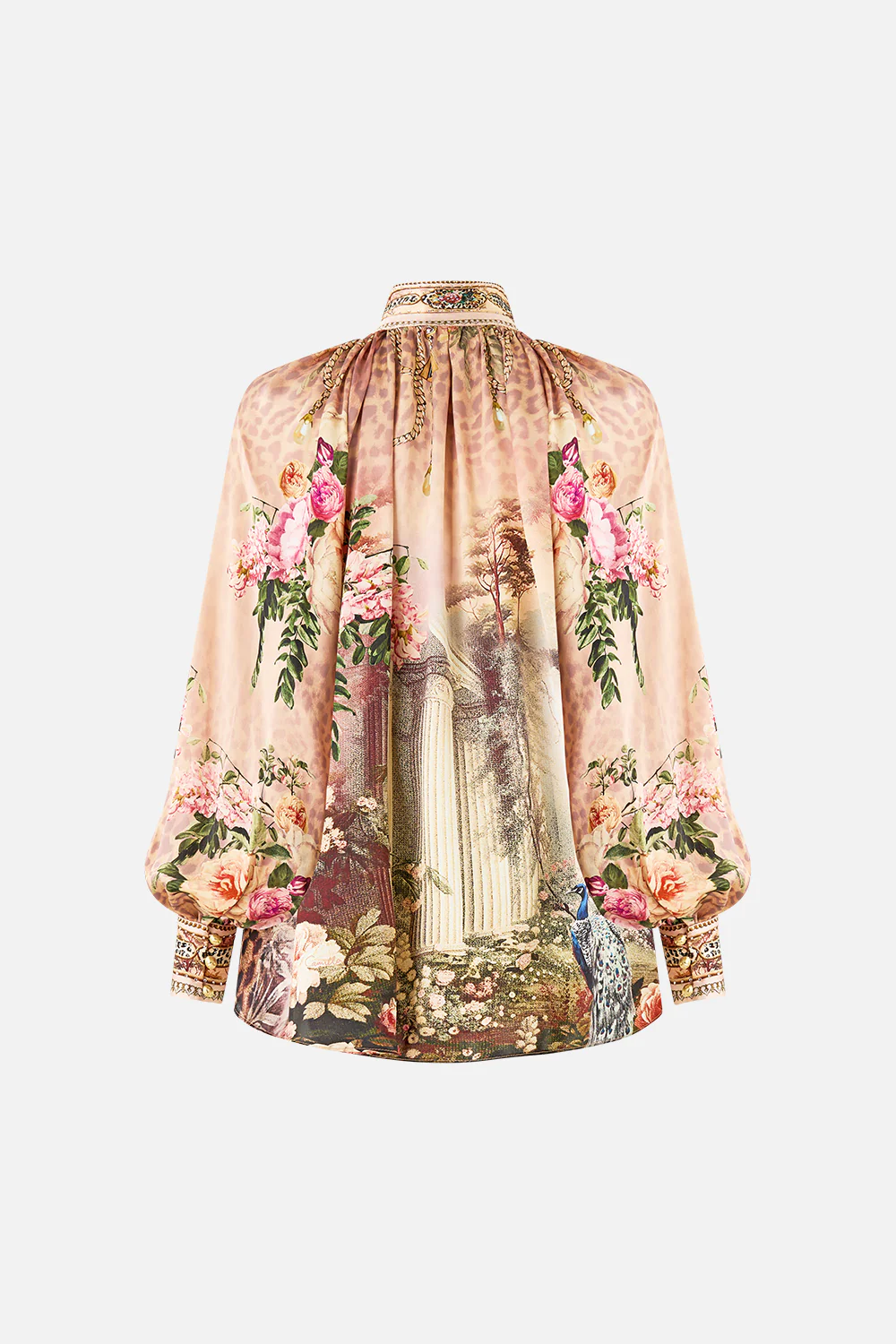 RAGLAN BUTTON UP SHIRT WATERCOLOUR WONDERLAND - Image 6