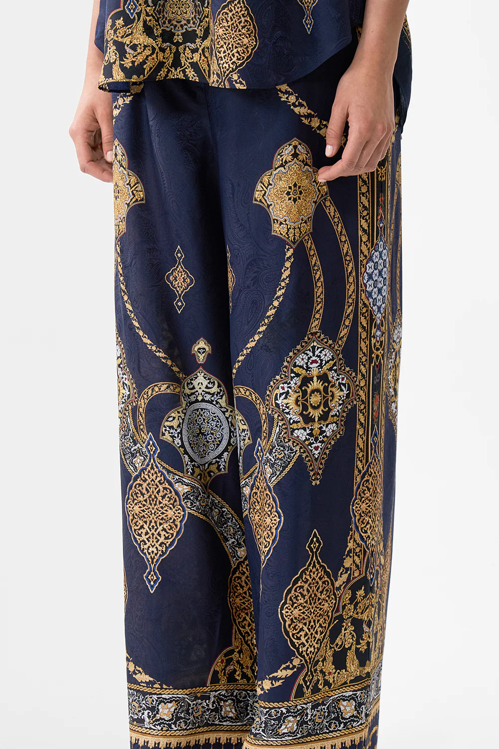 WIDE LEG WAISTED PANT THE IMPERIAL GATE - Image 5