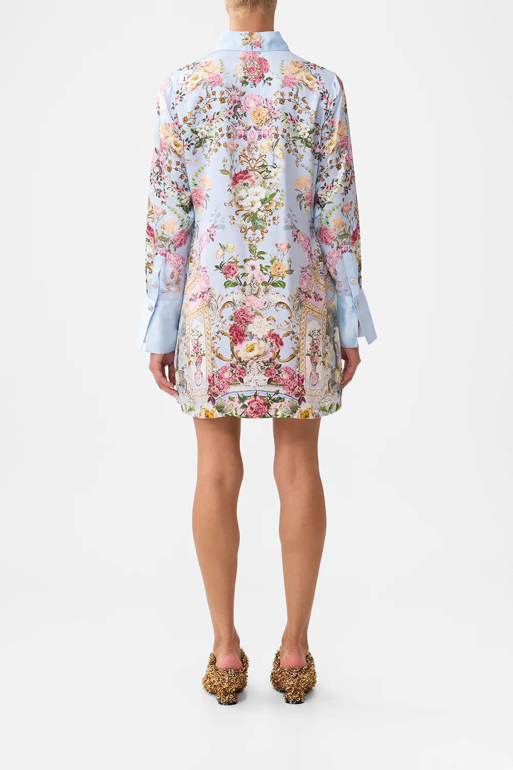 MINI SHIRT DRESS TILED IN TIME - Image 2